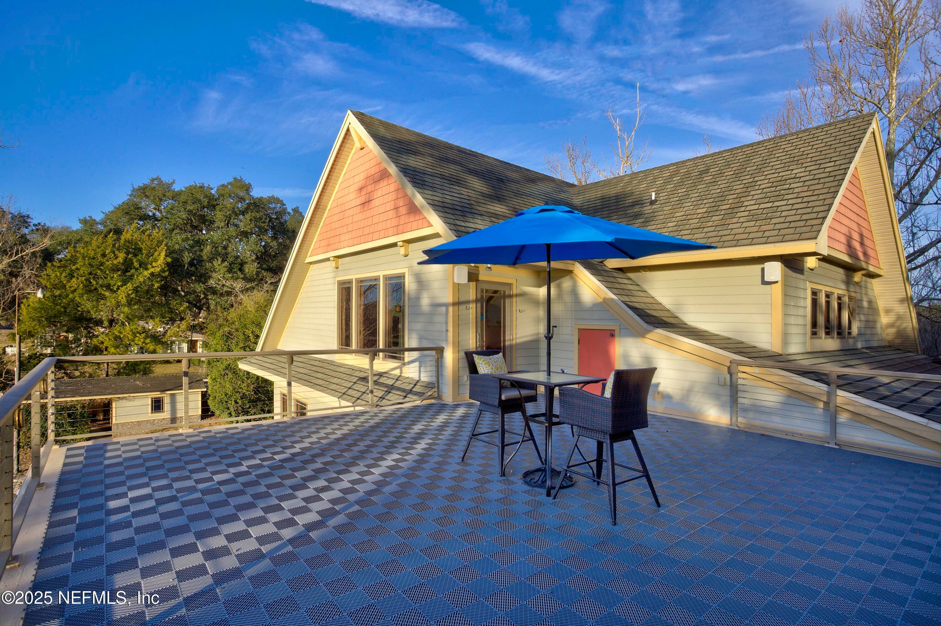 Upstairs deck. — 940564 OLD NASSAUVILLE Road, Fernandina Beach, FL 32034