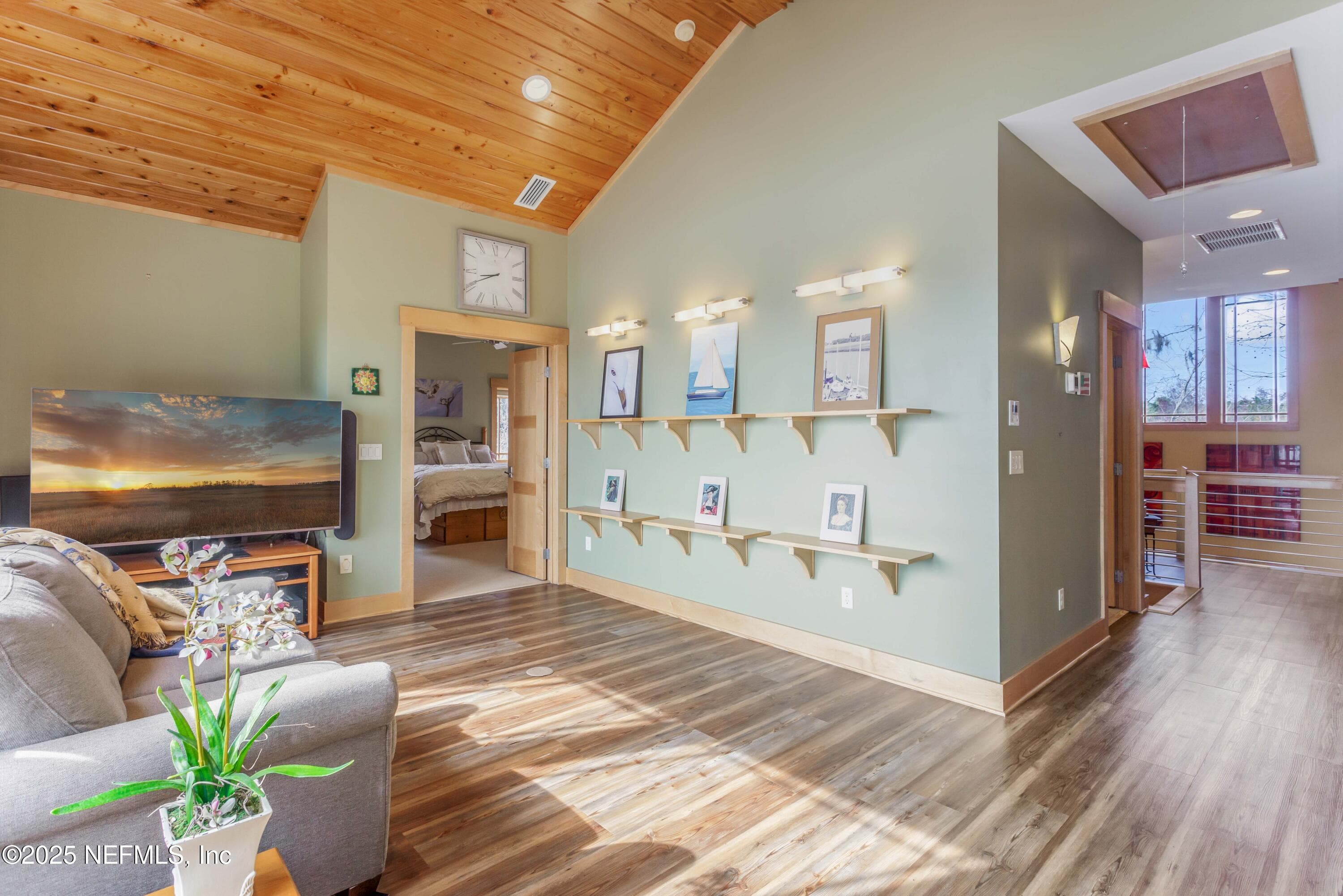 Primary lounge with river views and deck. — 940564 OLD NASSAUVILLE Road, Fernandina Beach, FL 32034