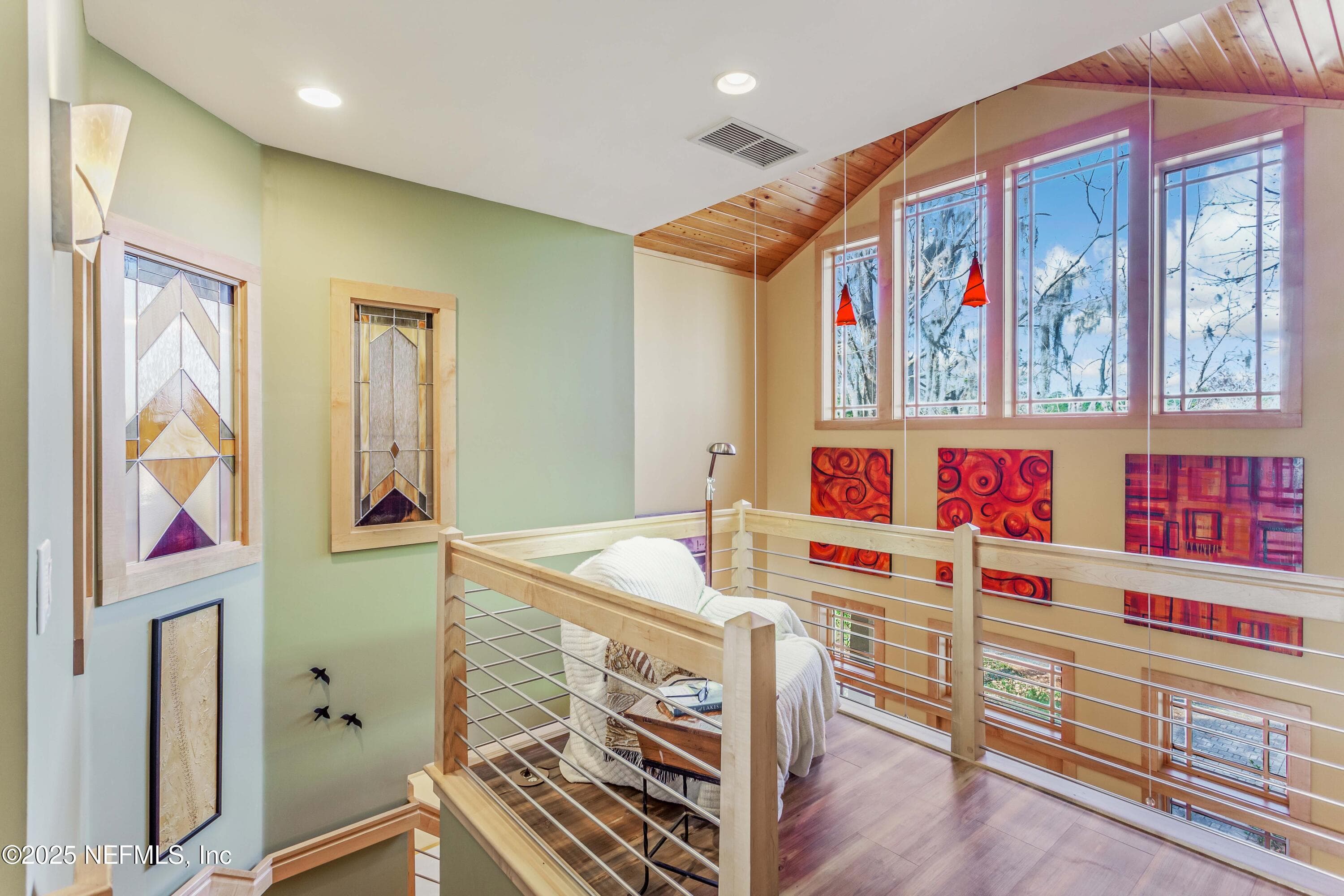 View of landing and reading nook. — 940564 OLD NASSAUVILLE Road, Fernandina Beach, FL 32034