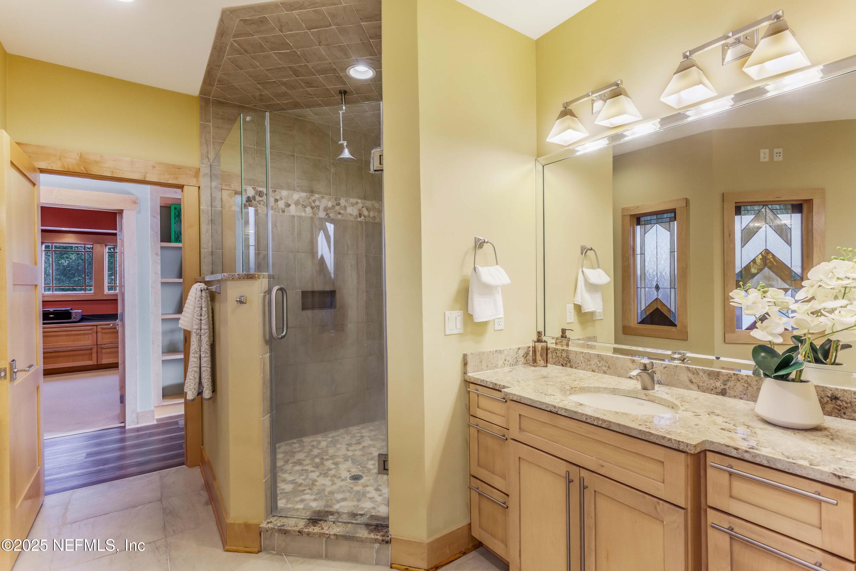 Dual head shower. — 940564 OLD NASSAUVILLE Road, Fernandina Beach, FL 32034
