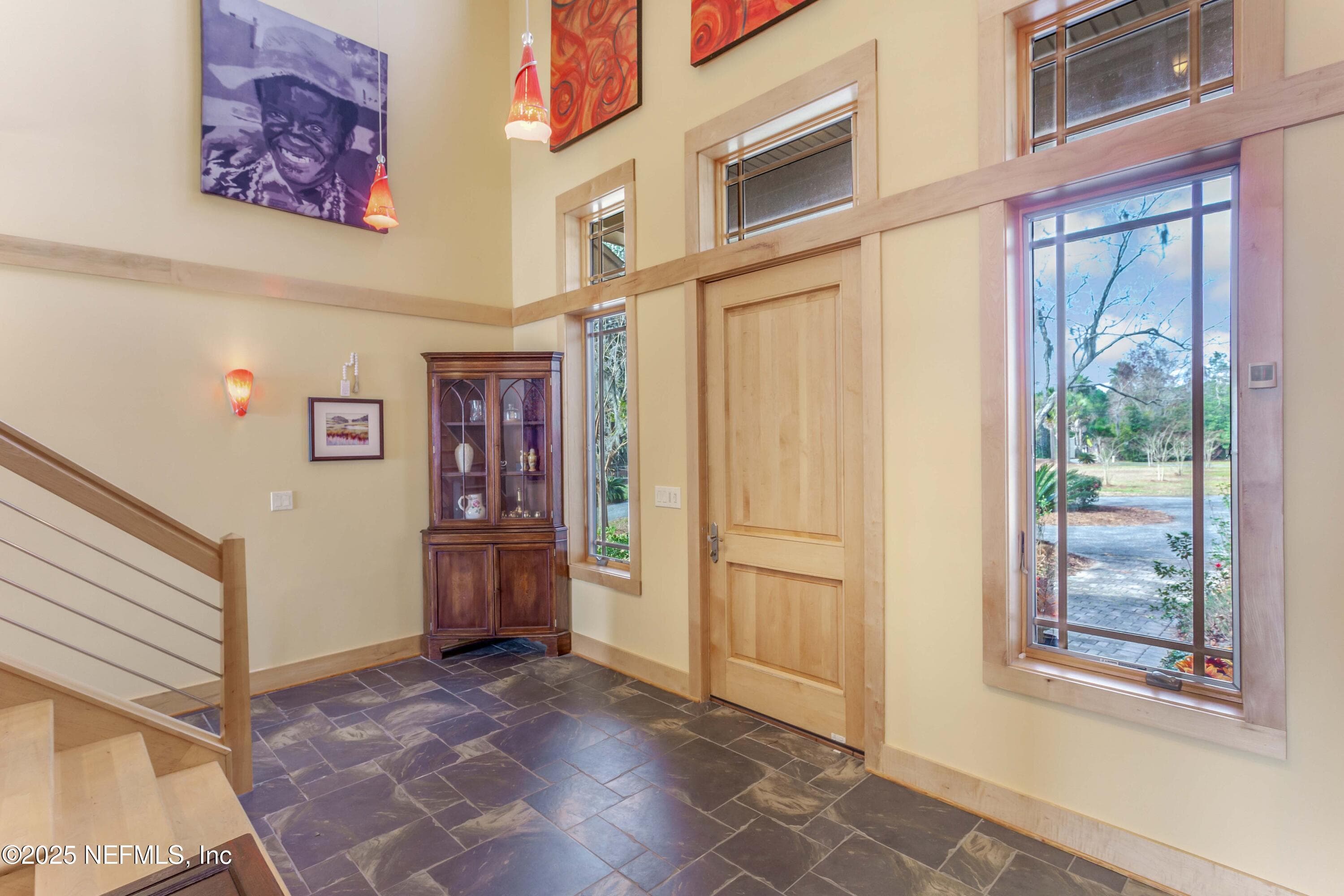 Front entry way, cathedral ceiling. — 940564 OLD NASSAUVILLE Road, Fernandina Beach, FL 32034