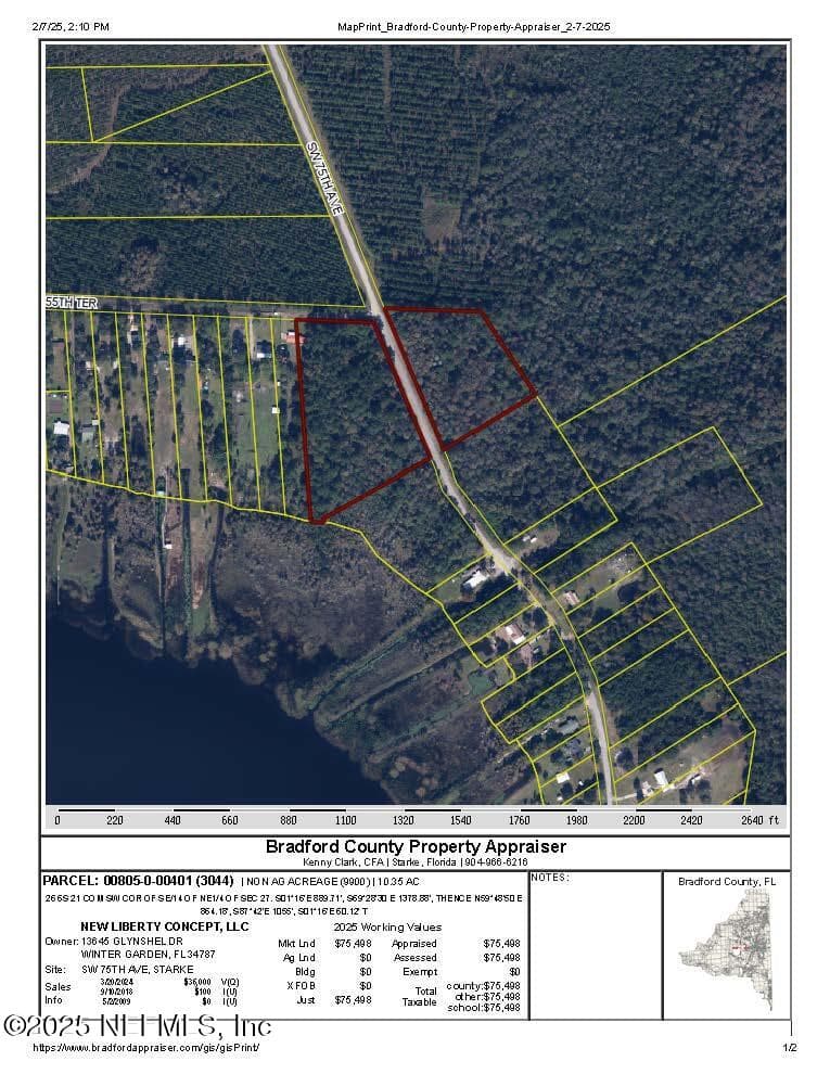 00 SW 75TH Avenue, Starke, FL 32091