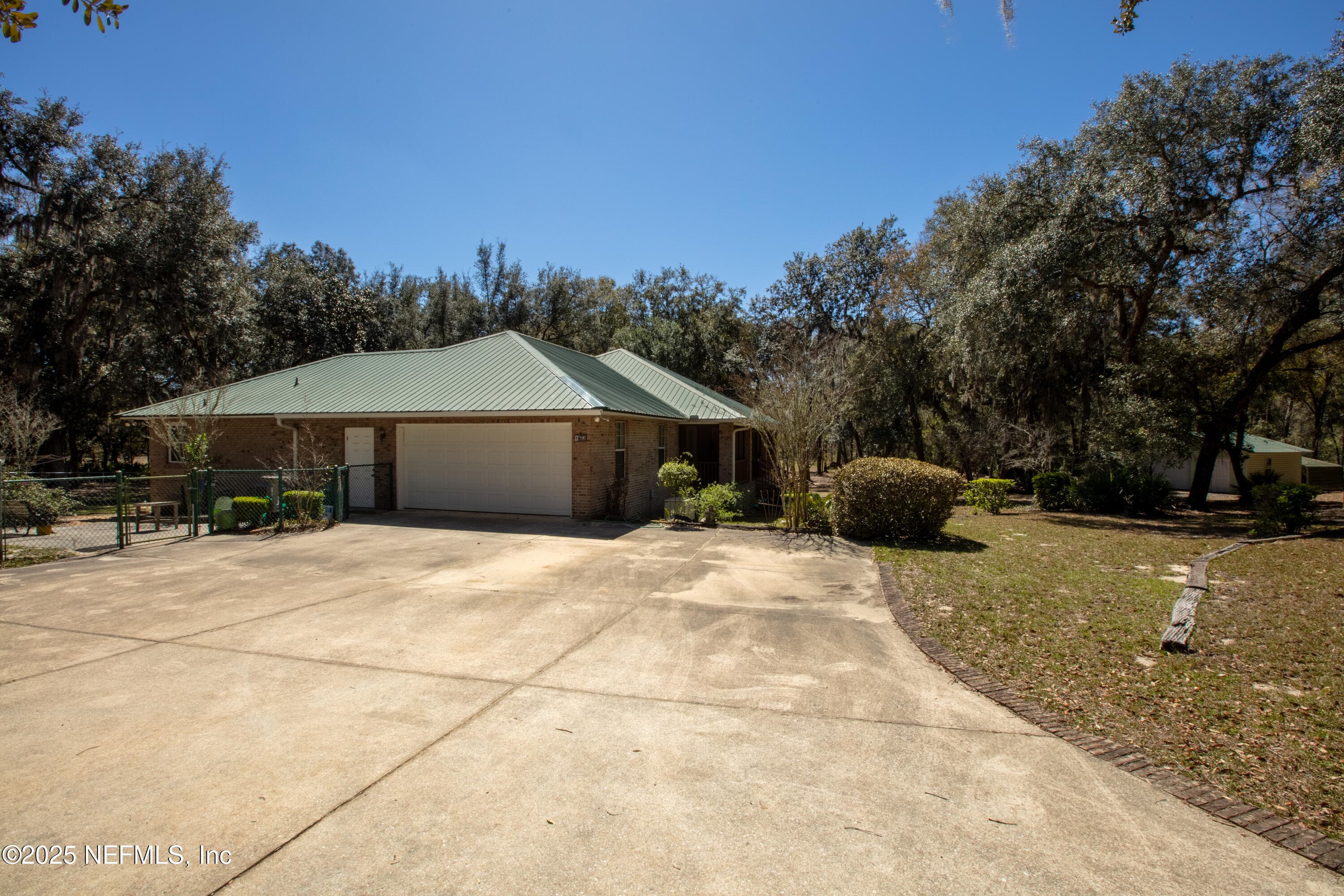 2 Car Side Loading Garage — 163 BOOTS Road, Melrose, FL 32666