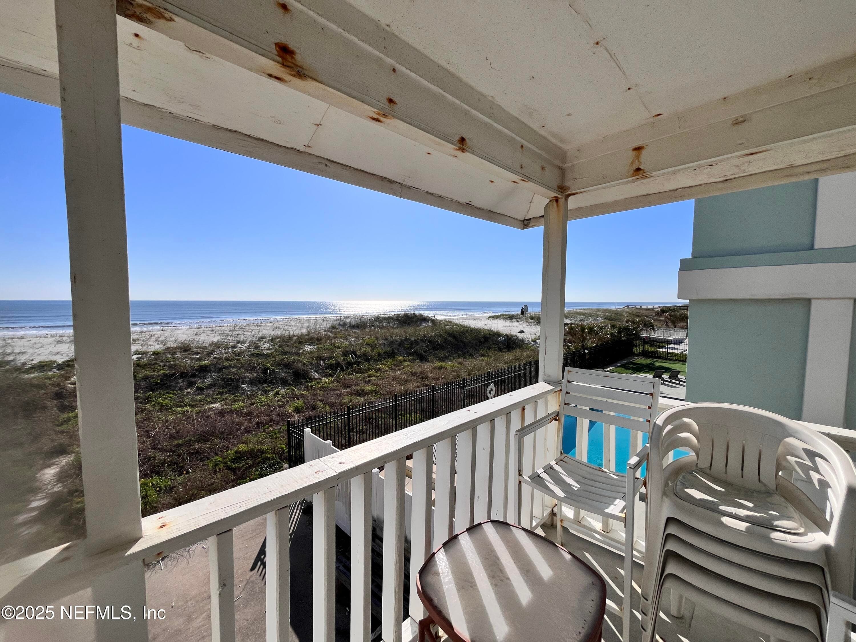views from 2nd floor — 722 OCEANFRONT S, Jacksonville Beach, FL 32250