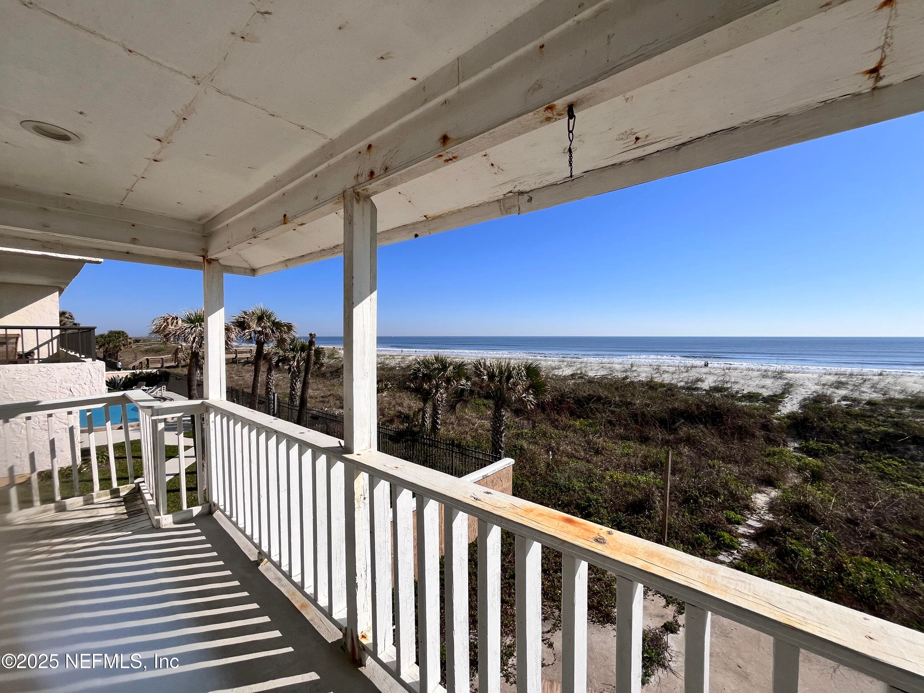 views from 2nd floor — 722 OCEANFRONT S, Jacksonville Beach, FL 32250