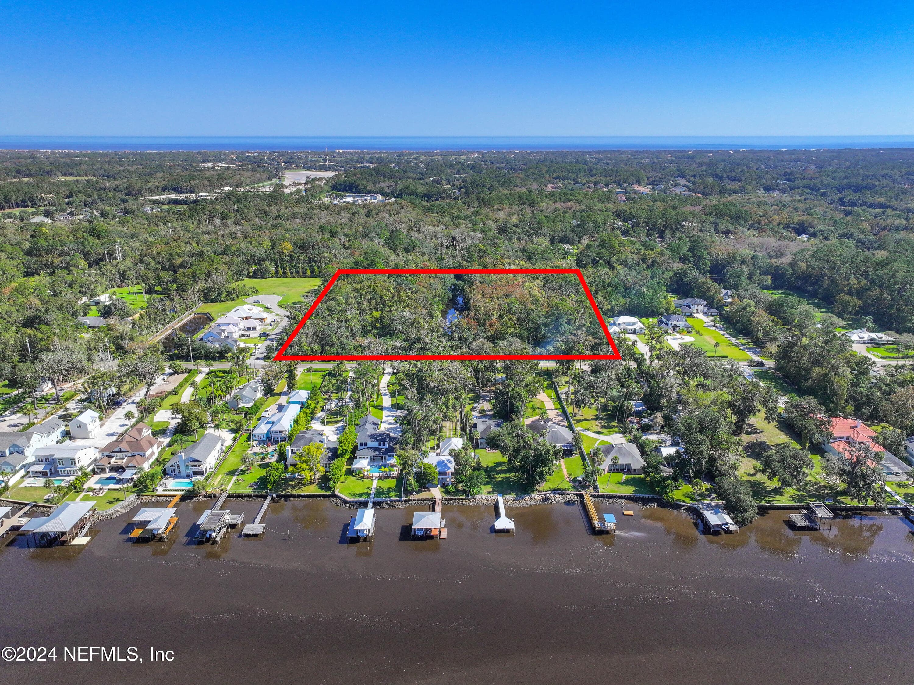 Listing is for 5 acres but all 10 acres can be purchased — 44-48 ROSCOE Boulevard N, Ponte Vedra Beach, FL 32082