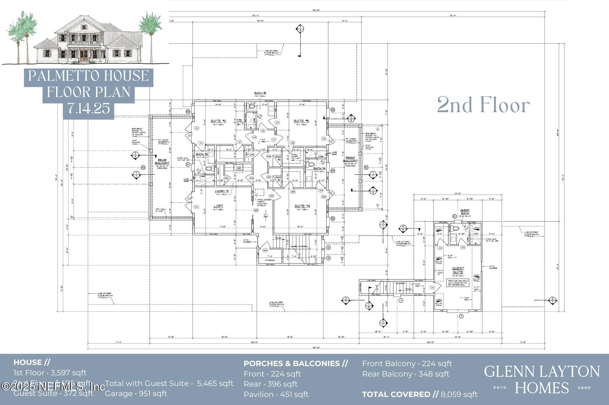 Plans as of 7.14.25 — 4572 ROSE GLEN Drive, Jacksonville, FL 32224
