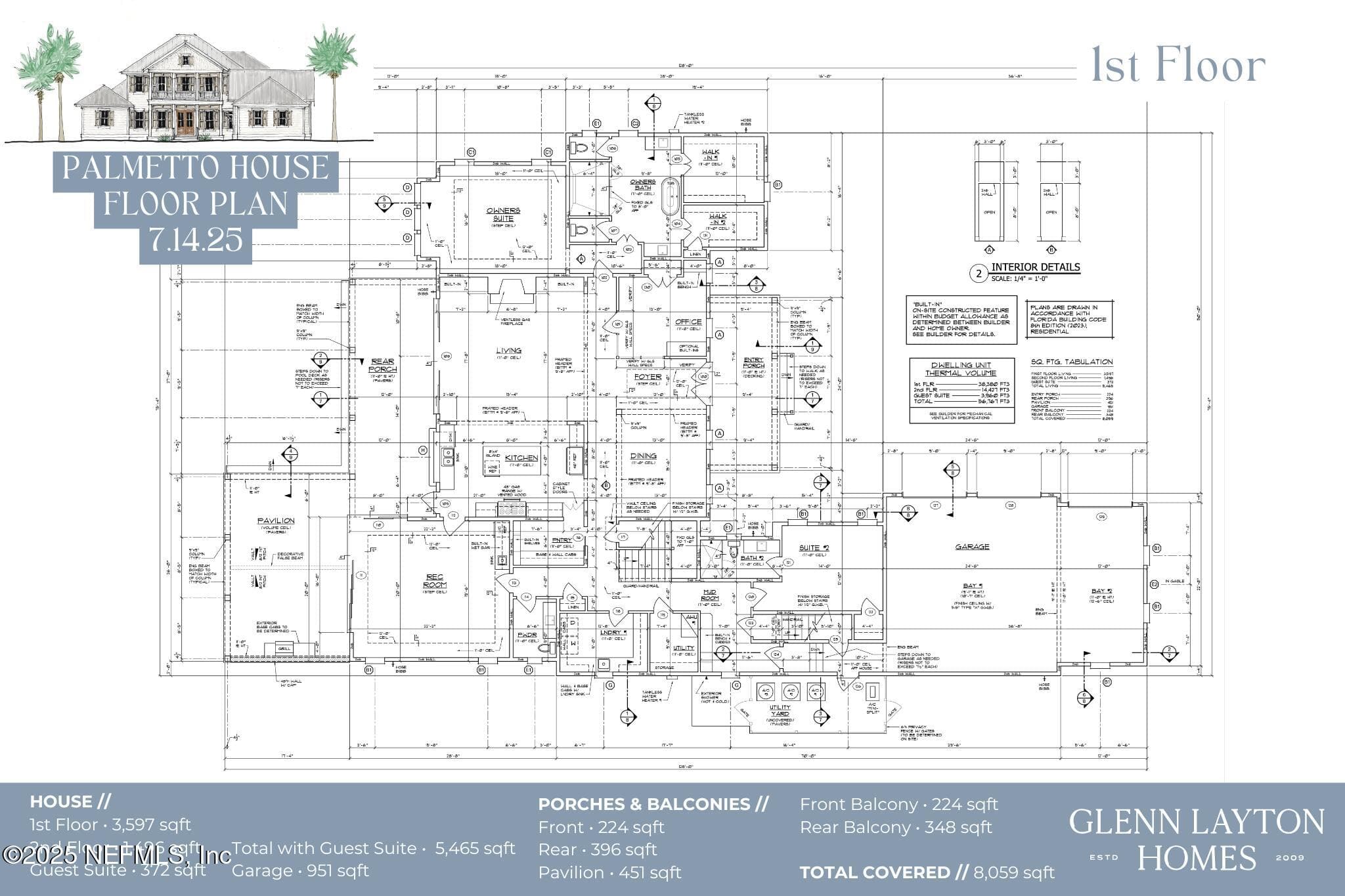 Plans as of 7.14.25 — 4572 ROSE GLEN Drive, Jacksonville, FL 32224
