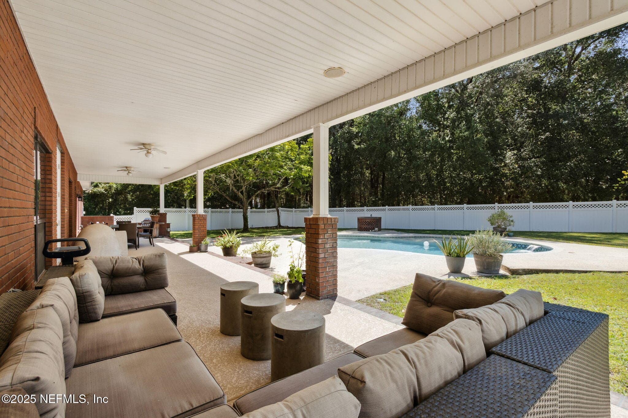 Plenty of outdoor entertainment area — 87377 RADDIN Road, Yulee, FL 32097