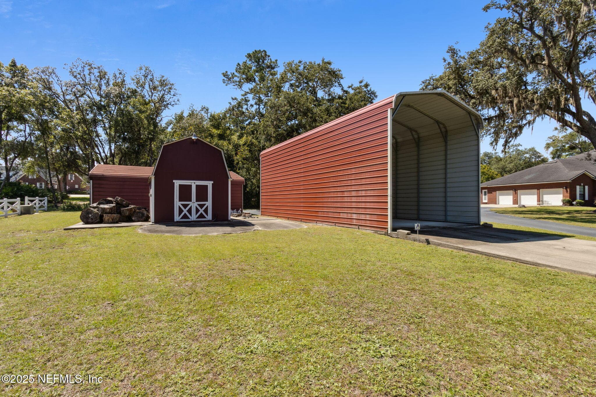Utility shed and RV parking — 87377 RADDIN Road, Yulee, FL 32097