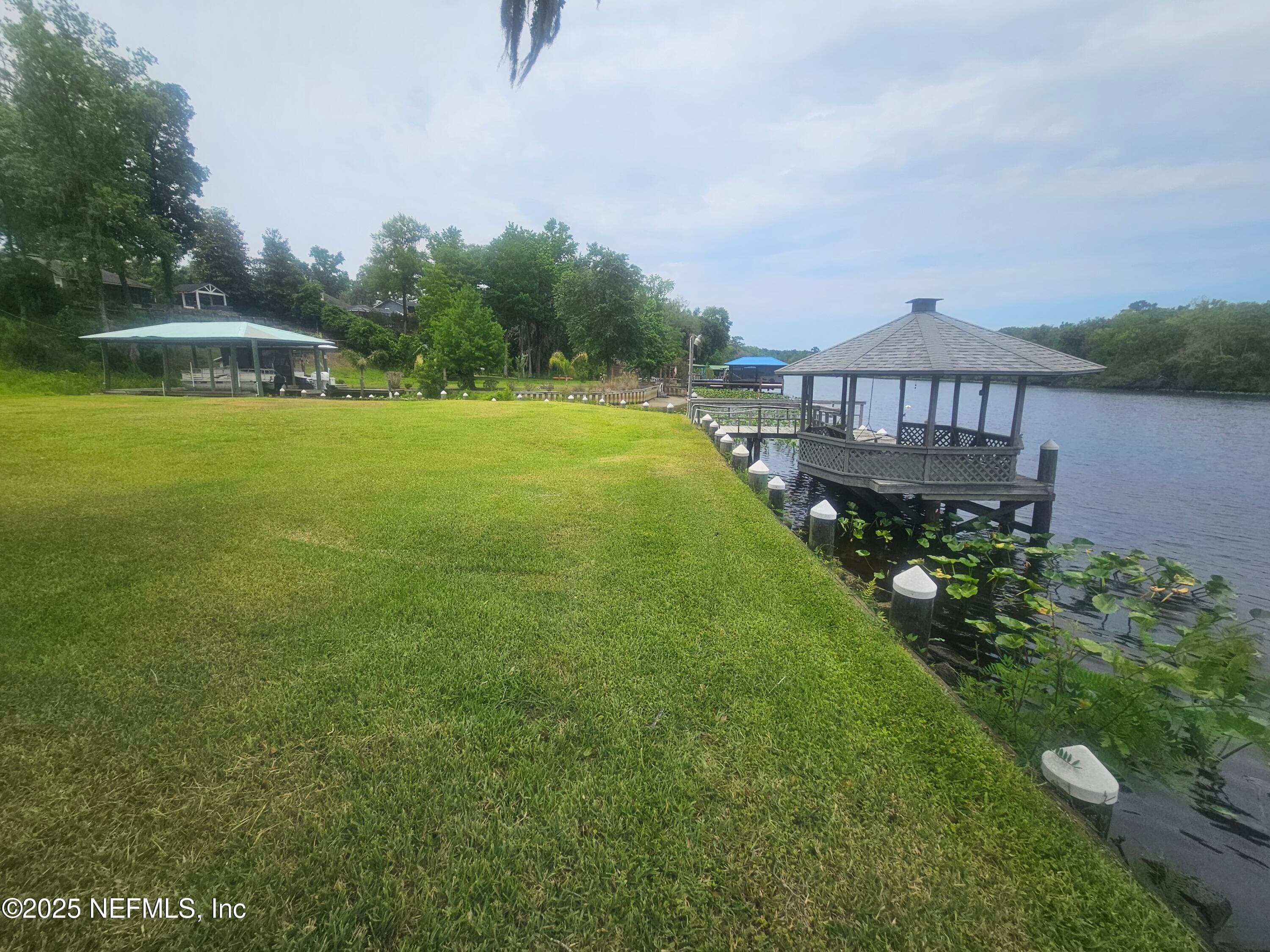 Backyard with Bulkhead — 435 LAKE ASBURY Drive, Green Cove Springs, FL 32043