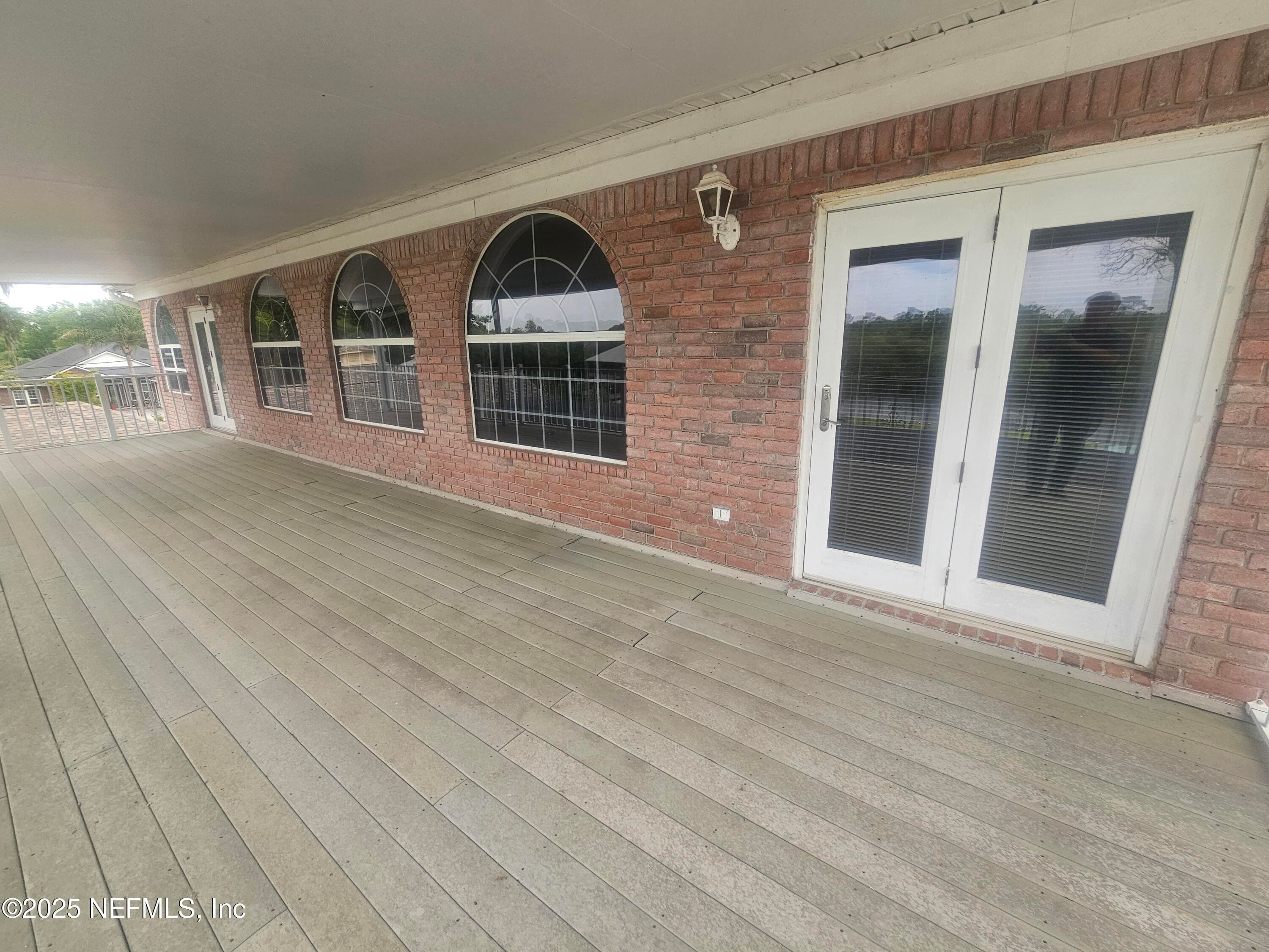 Upstairs balcony - full length rear of house from Master BR to BR 4 — 435 LAKE ASBURY Drive, Green Cove Springs, FL 32043