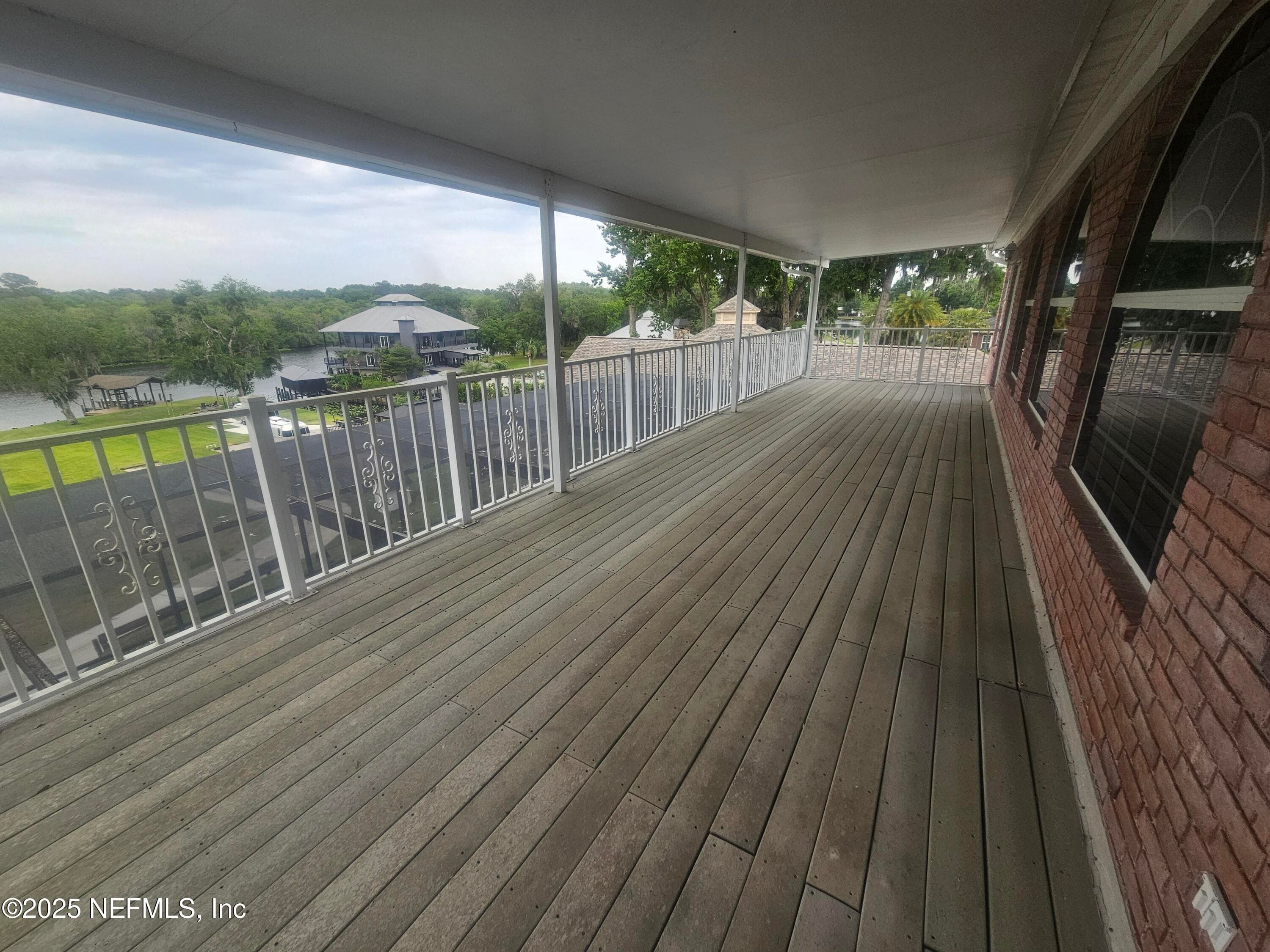 Upstairs balcony from #4 BR access — 435 LAKE ASBURY Drive, Green Cove Springs, FL 32043