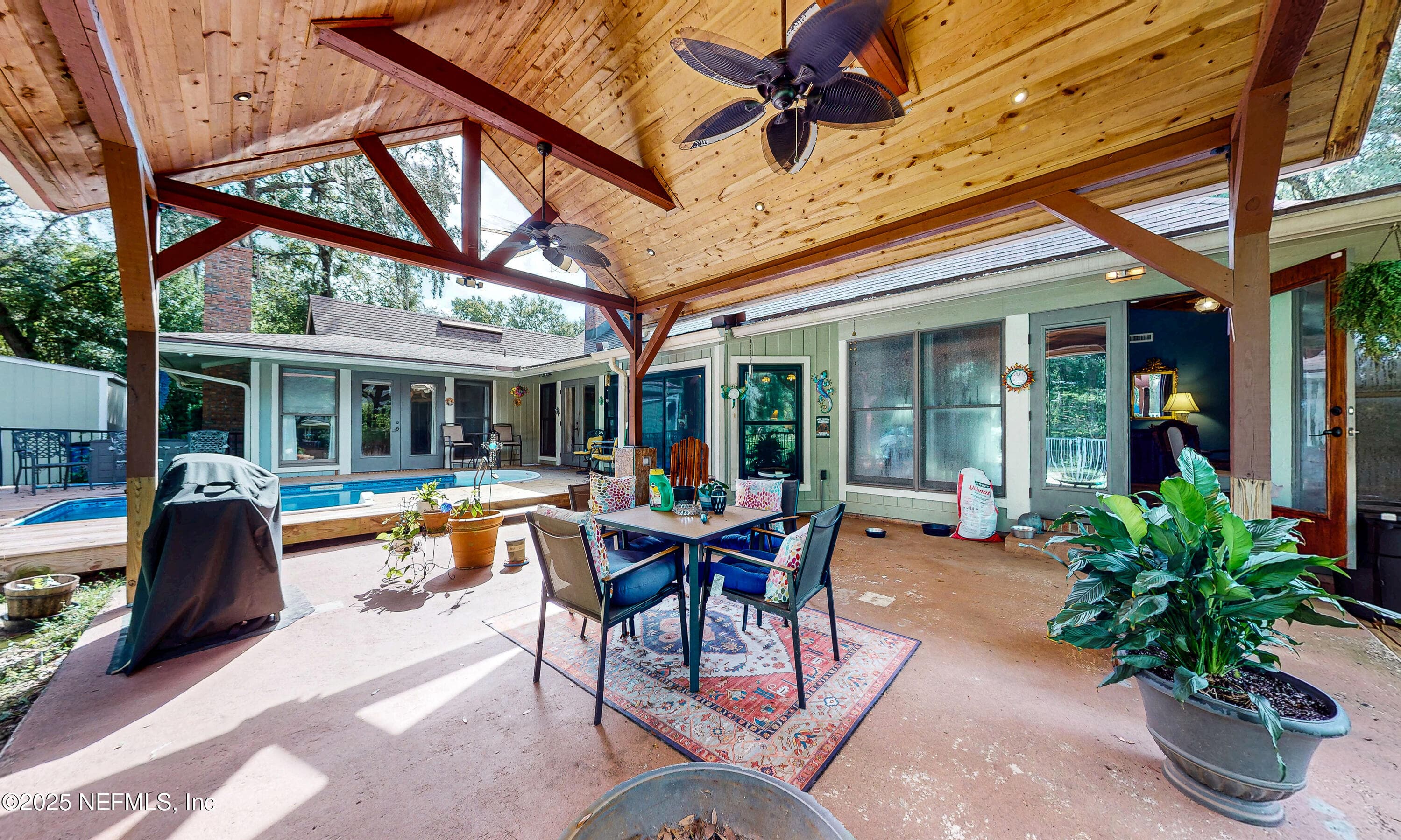 Pool and patio ready for you to entertain! — 2860 RAVINES Road, Middleburg, FL 32068