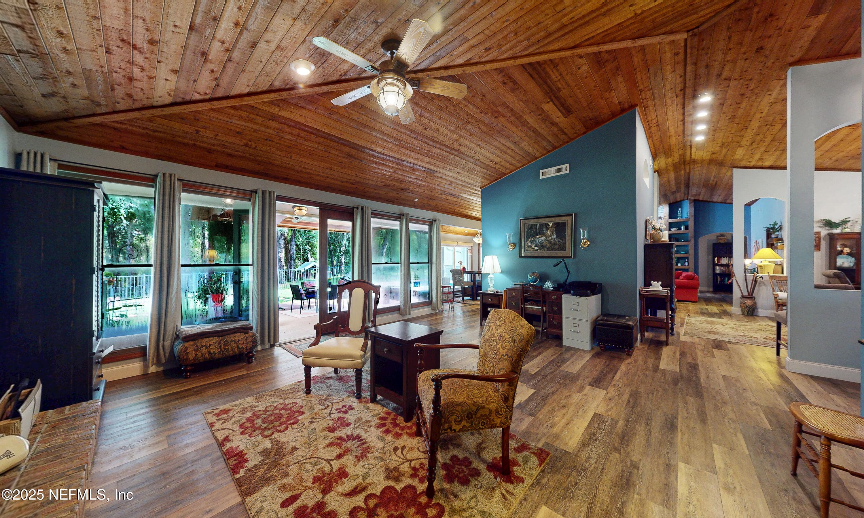 Living room backyard views — 2860 RAVINES Road, Middleburg, FL 32068