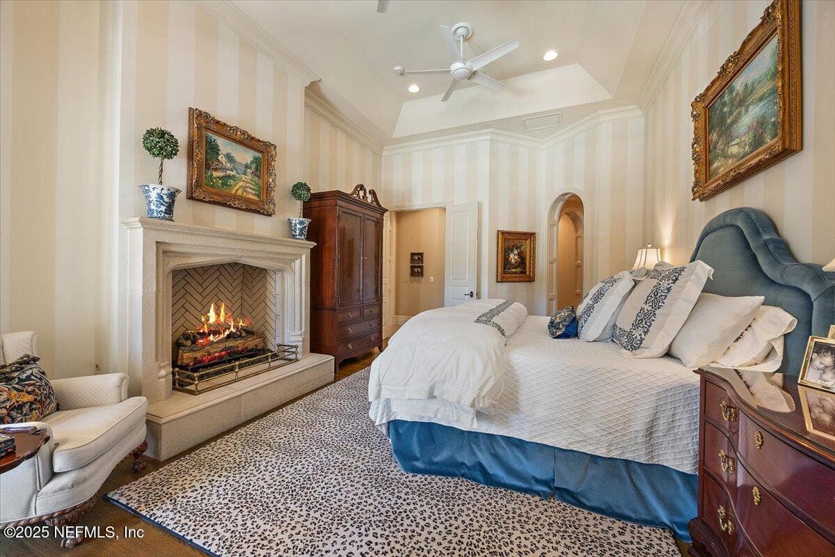 Warm & cozy- love a fireplace in the primary bedroom! — 5367 CHANDLER BEND Drive, Jacksonville, FL 32224