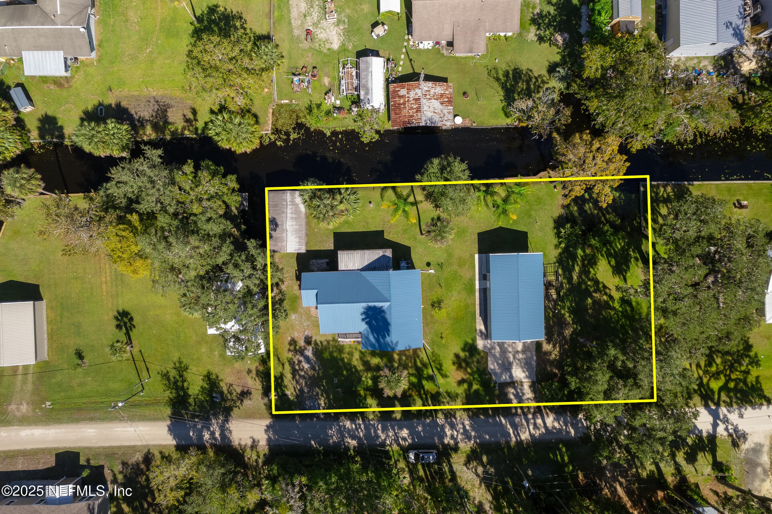 Overhead view of property — 118 HICKS Avenue, Crescent City, FL 32112