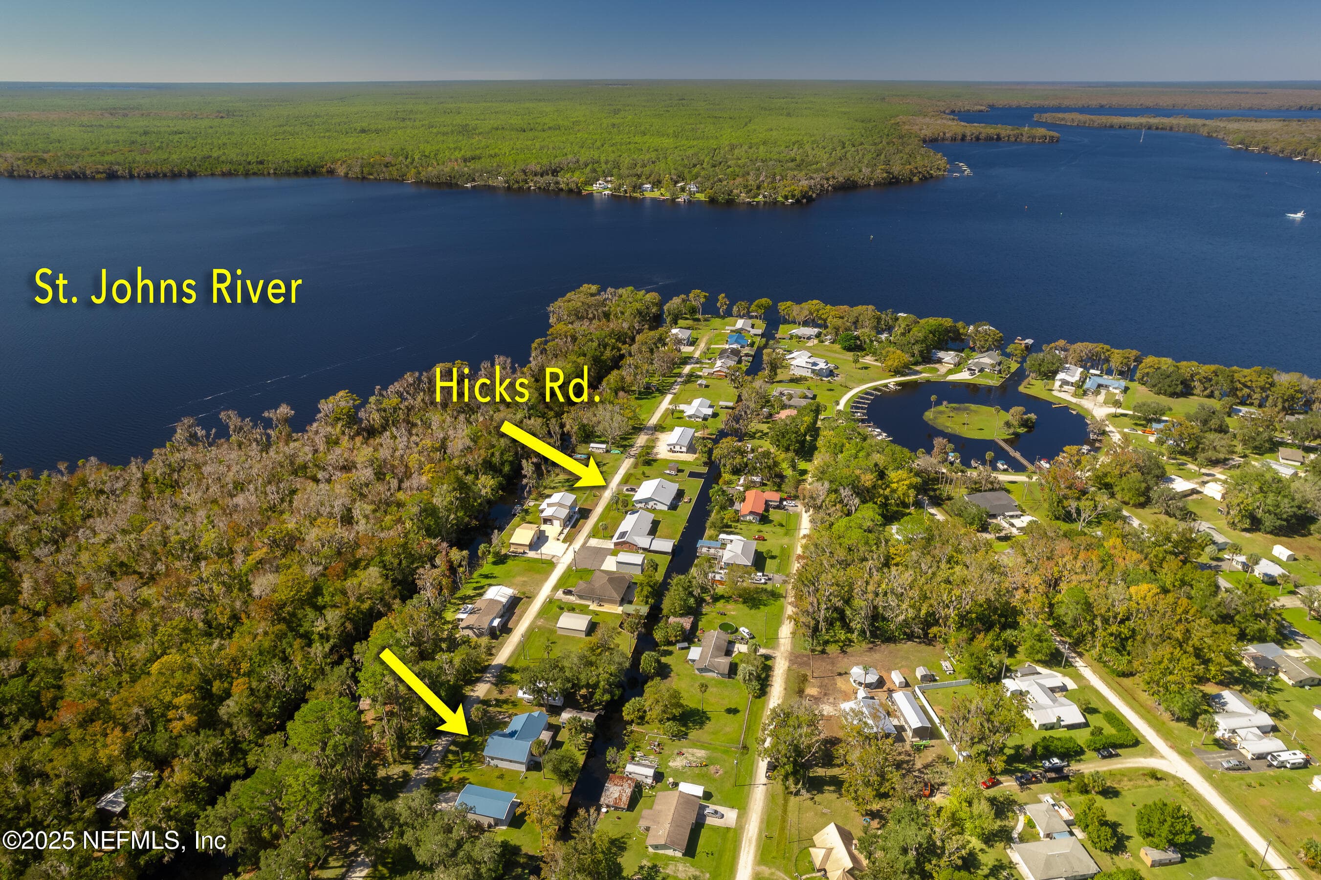 View of proximity to St. Johns River — 118 HICKS Avenue, Crescent City, FL 32112