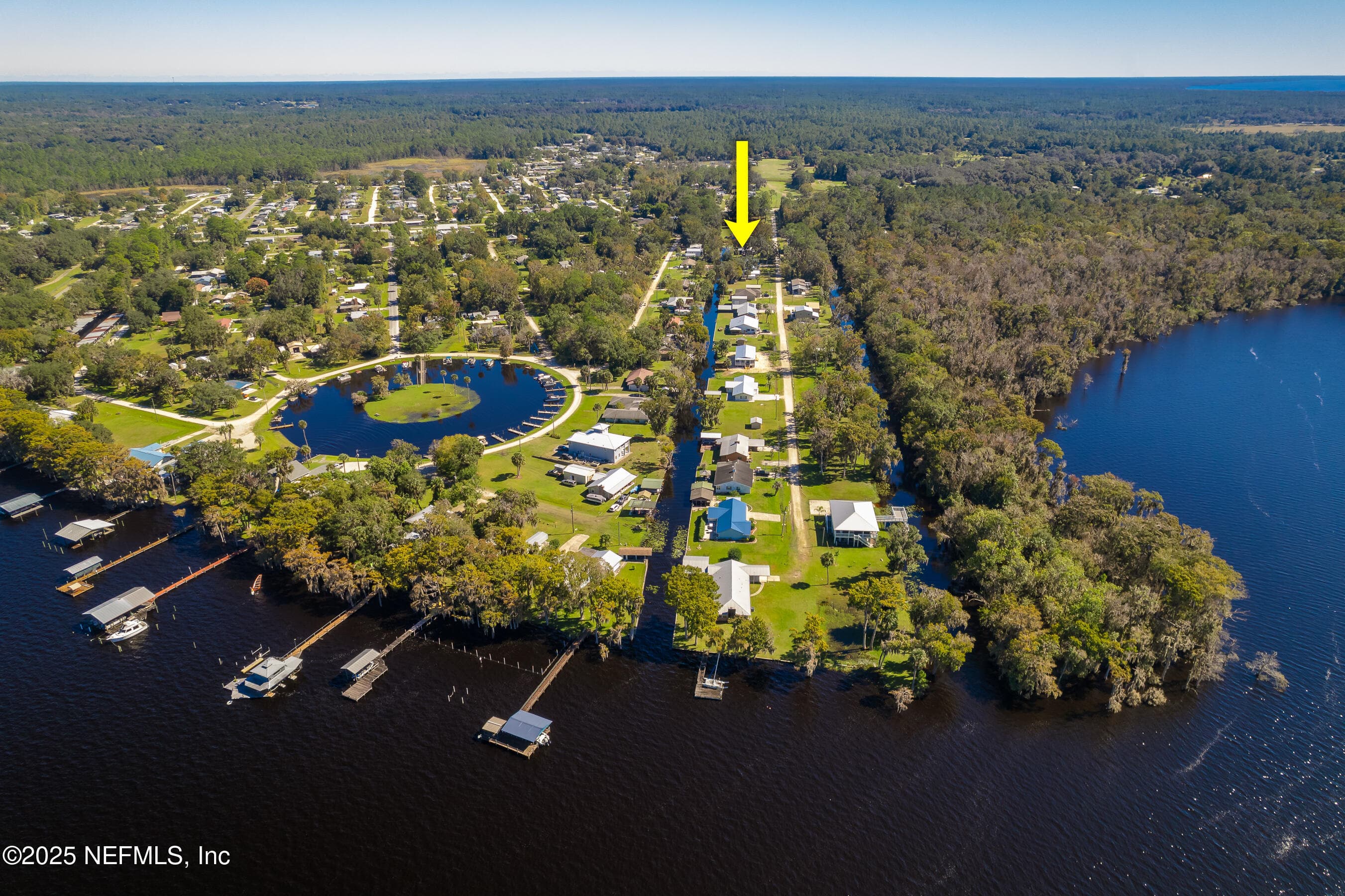 Good canal, deep and wide — 118 HICKS Avenue, Crescent City, FL 32112