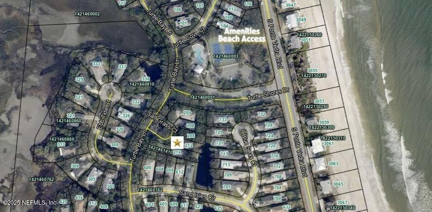 Turtle Shores Amenities: Private Beach Access, Gated, Pool, Hot Tub, Tennis/Pickleball Courts, Gym, Playground, Clubhouse. HOA Only $180.04 Monthly — 212 SALT GRASS Court, Ponte Vedra Beach, FL 32082