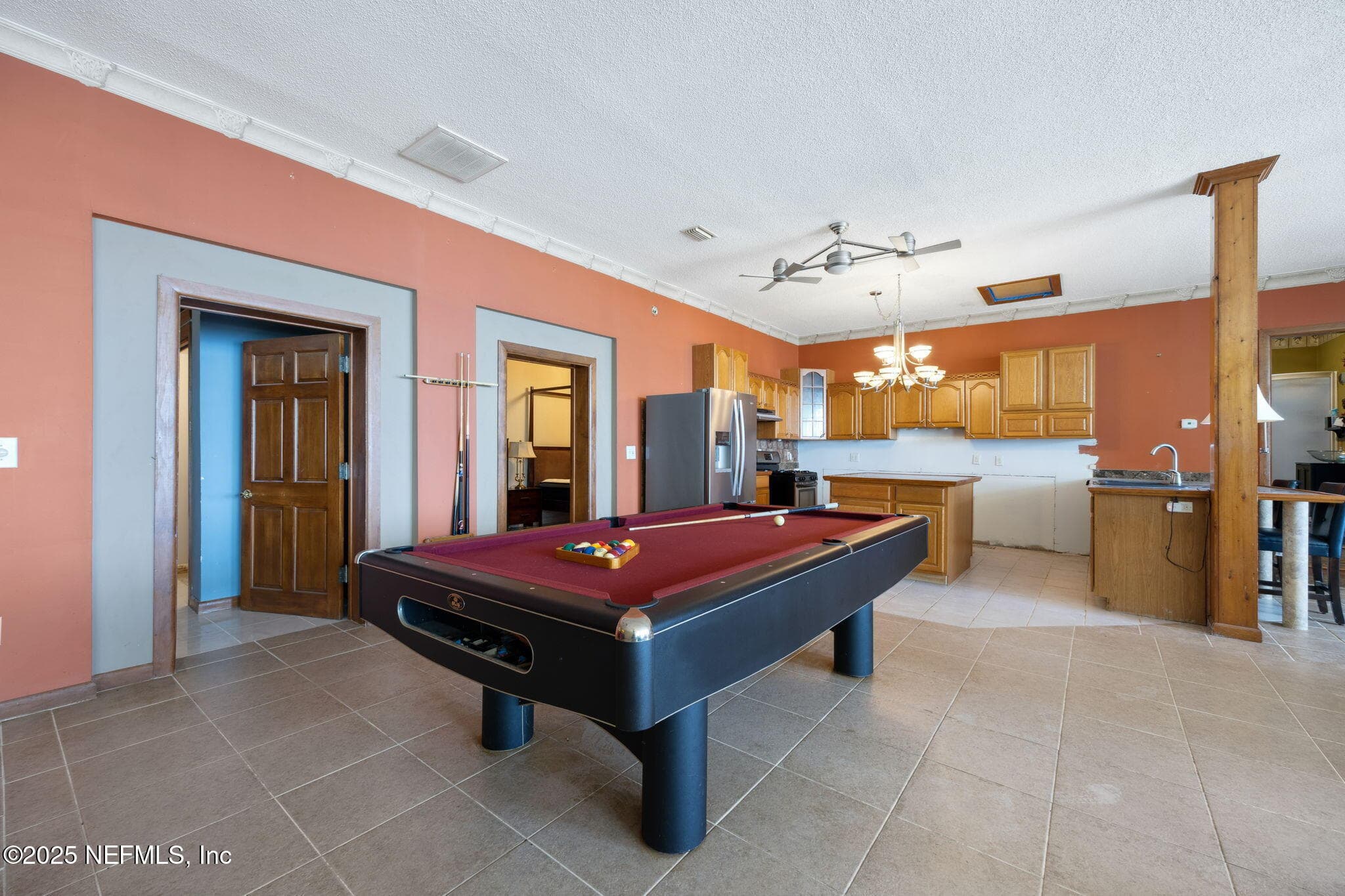 Lower-level recreation area view 2 — 259 S PROSPECT Street, Crescent City, FL 32112