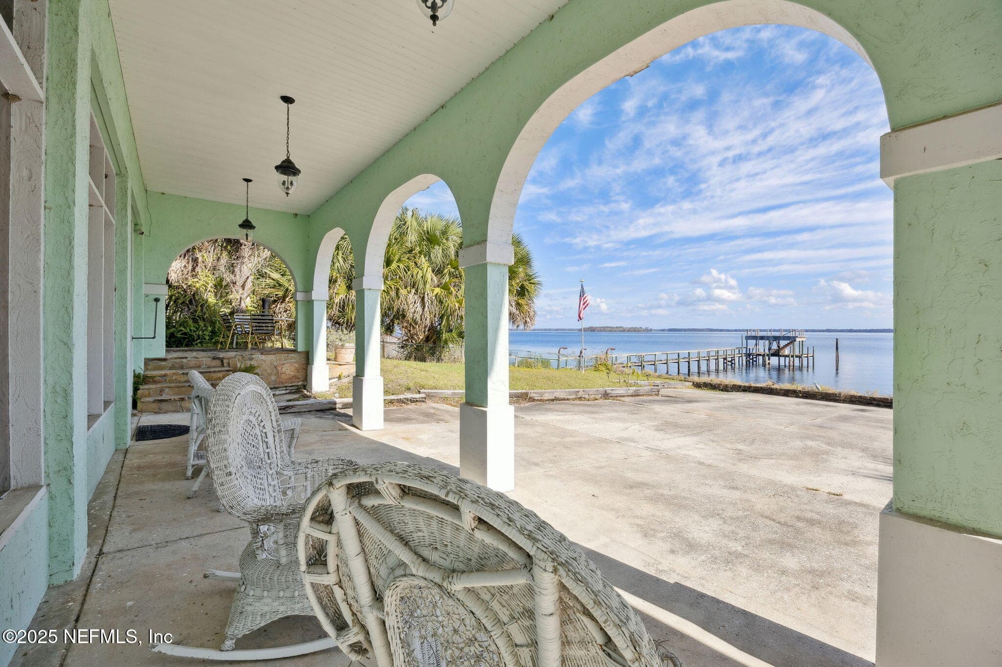 Lower-level covered patio view 1 — 259 S PROSPECT Street, Crescent City, FL 32112