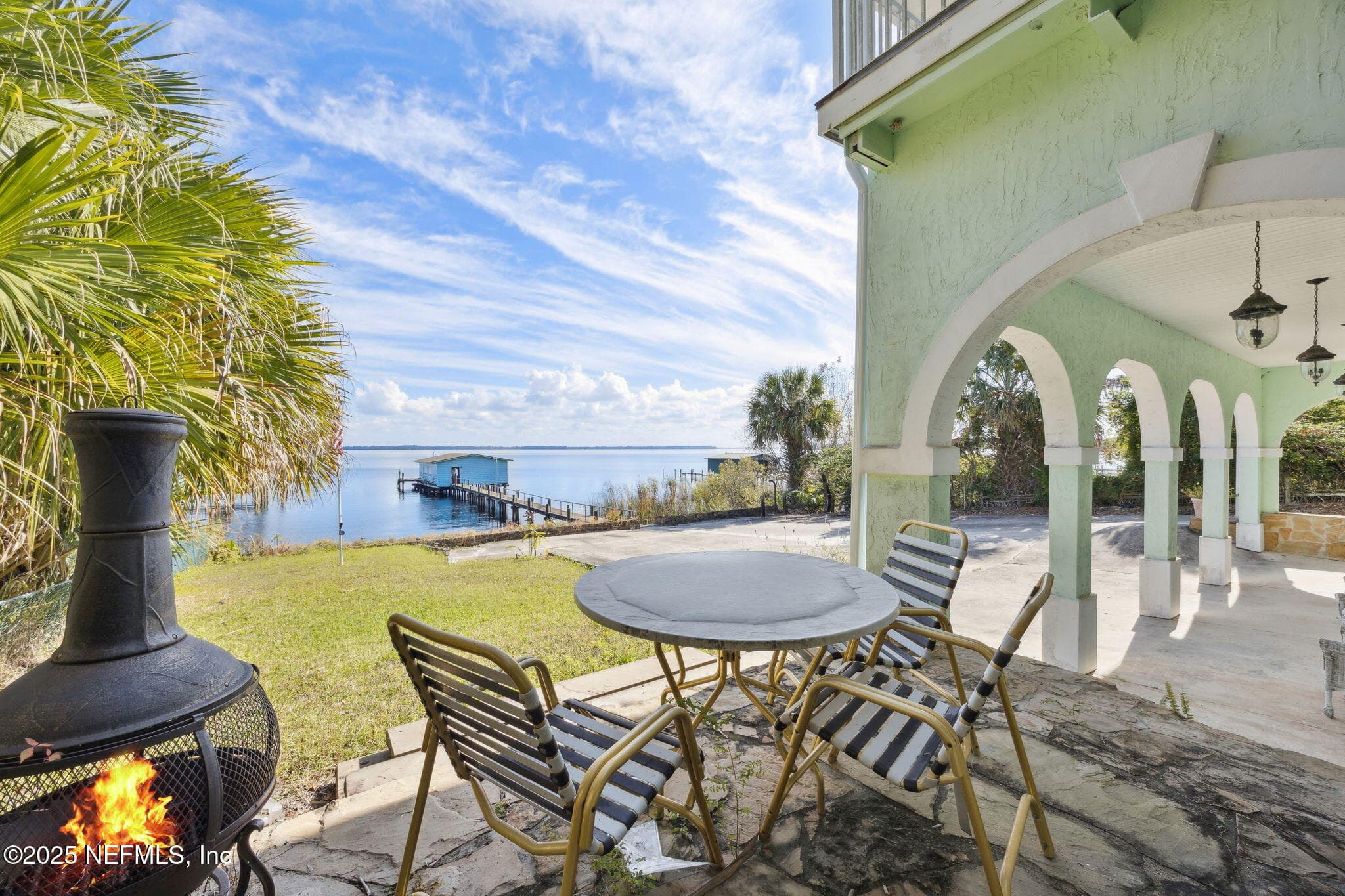 Lower-level covered patio view 2 — 259 S PROSPECT Street, Crescent City, FL 32112