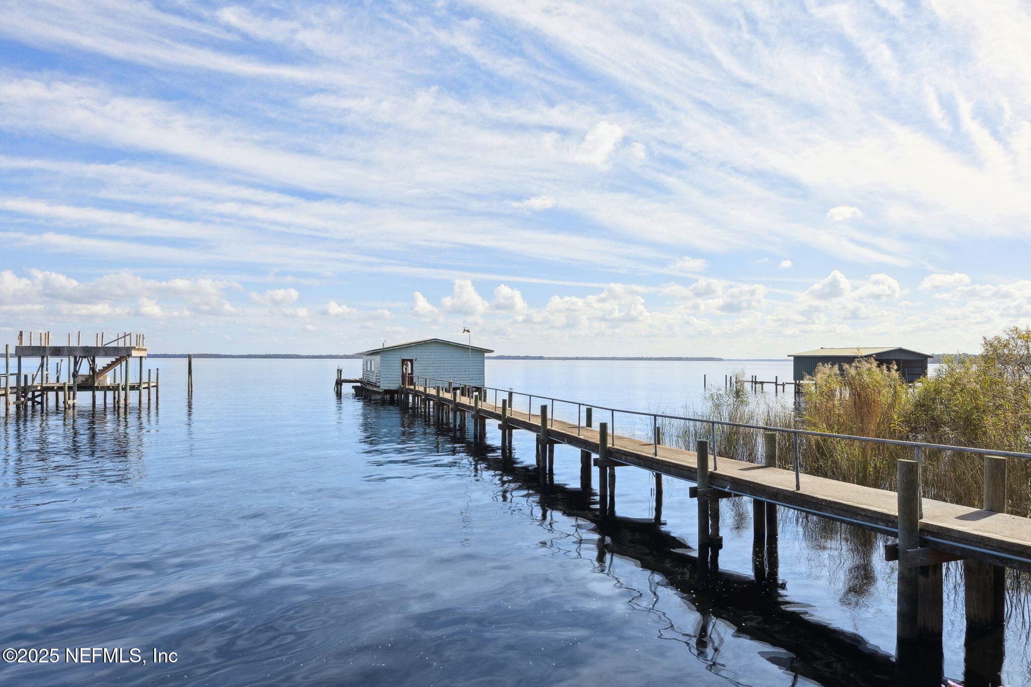 Dock to boathouse view 1 — 259 S PROSPECT Street, Crescent City, FL 32112