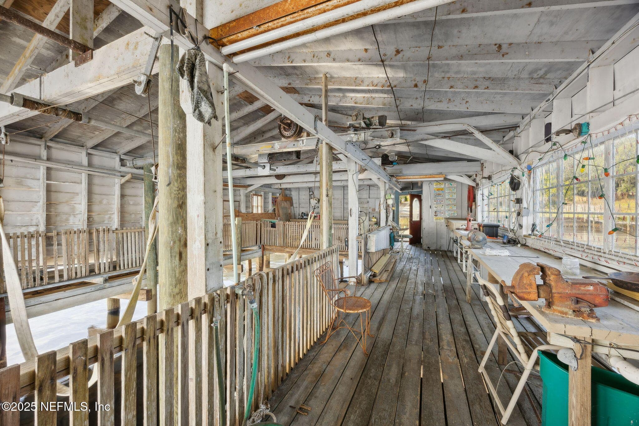 Boathouse interior w/lwork shop area view 1 — 259 S PROSPECT Street, Crescent City, FL 32112