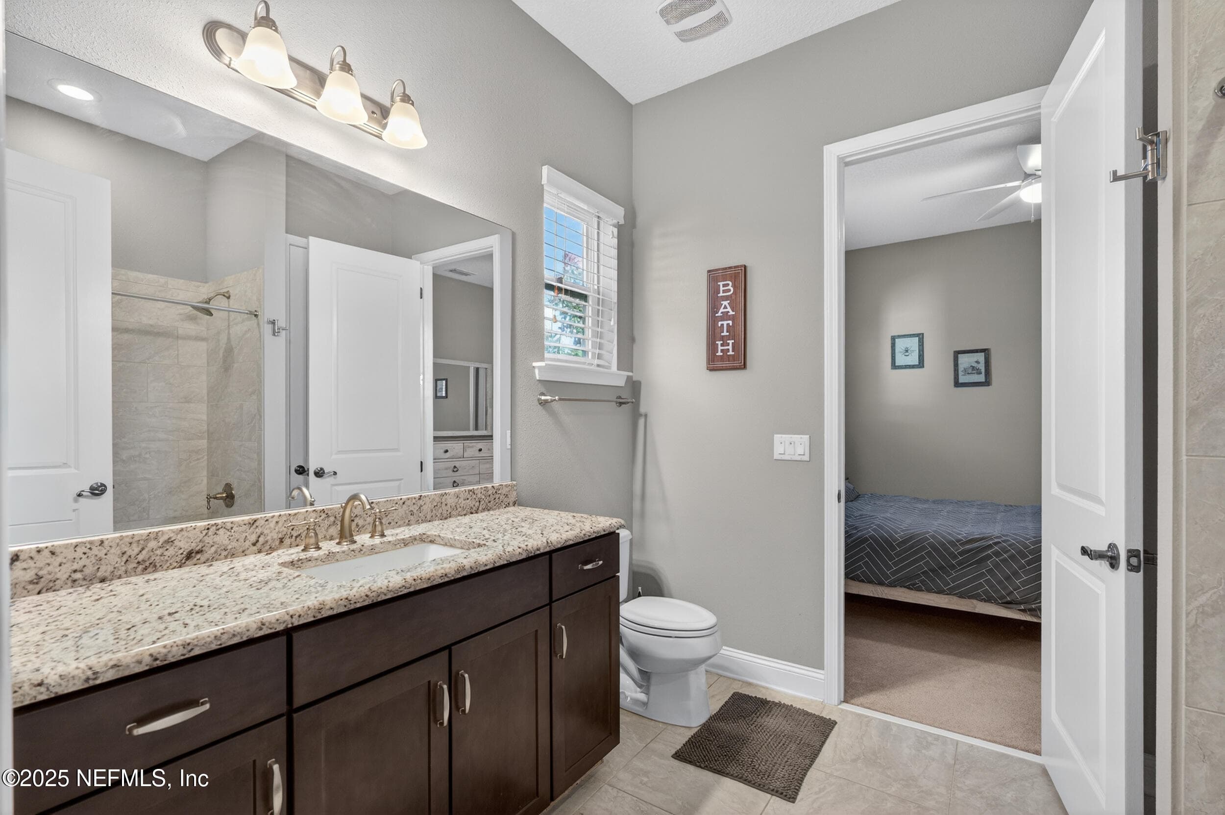 Jack and Jill bathroom between bedrooms 1 & 2 — 2752 TARTUS Drive, Jacksonville, FL 32246