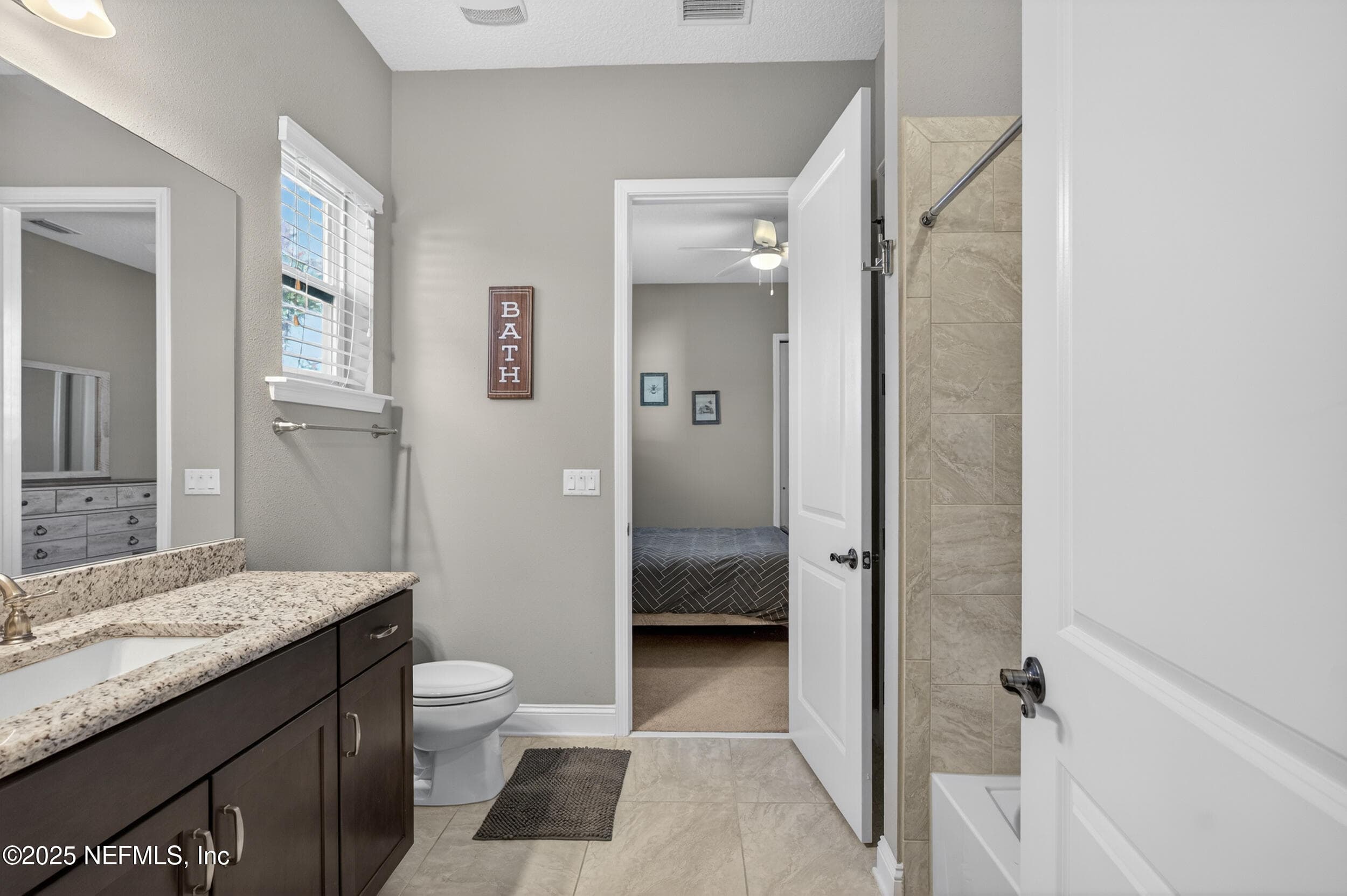 Jack and Jill bathroom between bedrooms 1 & 2 — 2752 TARTUS Drive, Jacksonville, FL 32246
