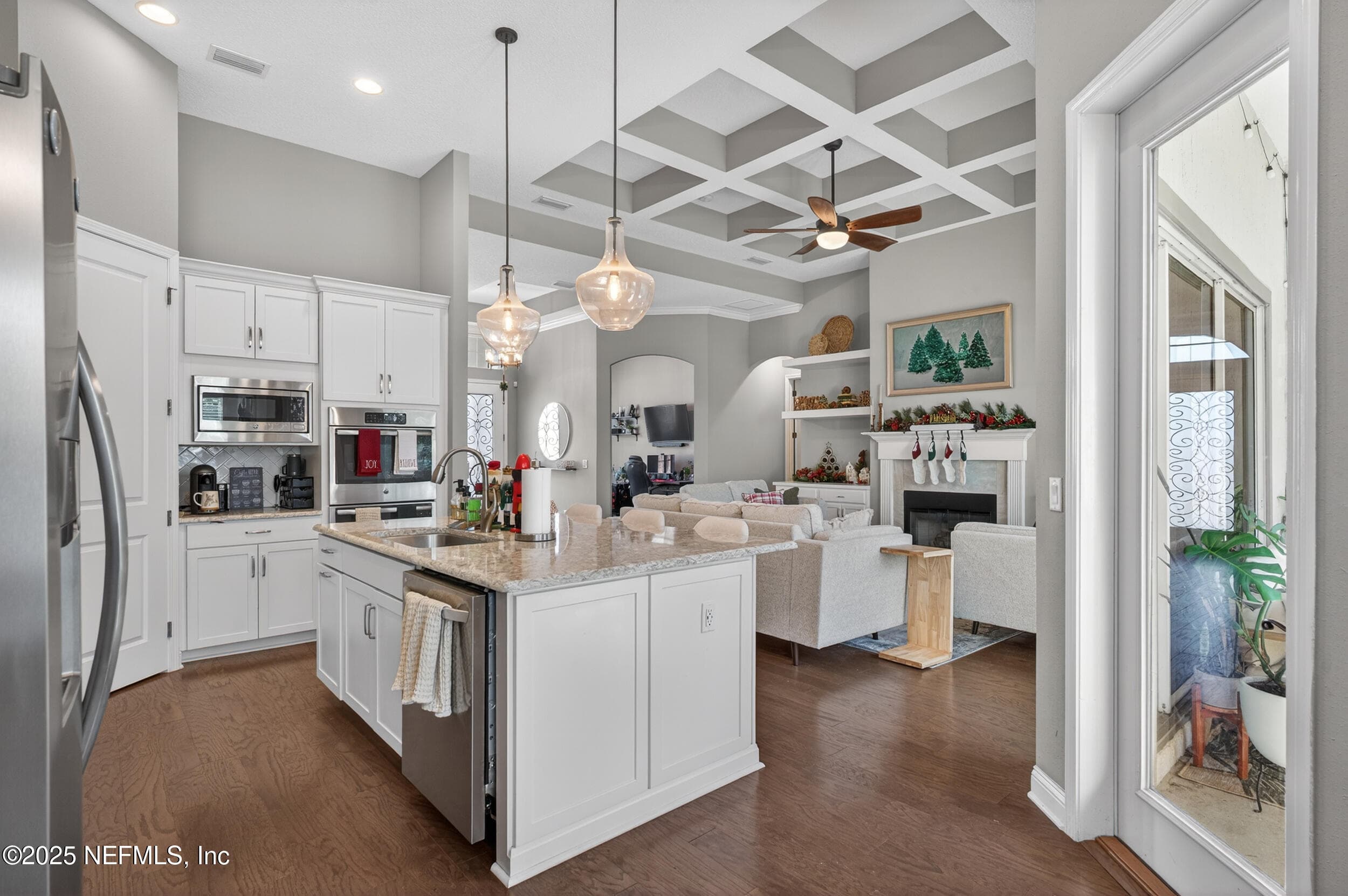 view from the dining room of the open living space — 2752 TARTUS Drive, Jacksonville, FL 32246