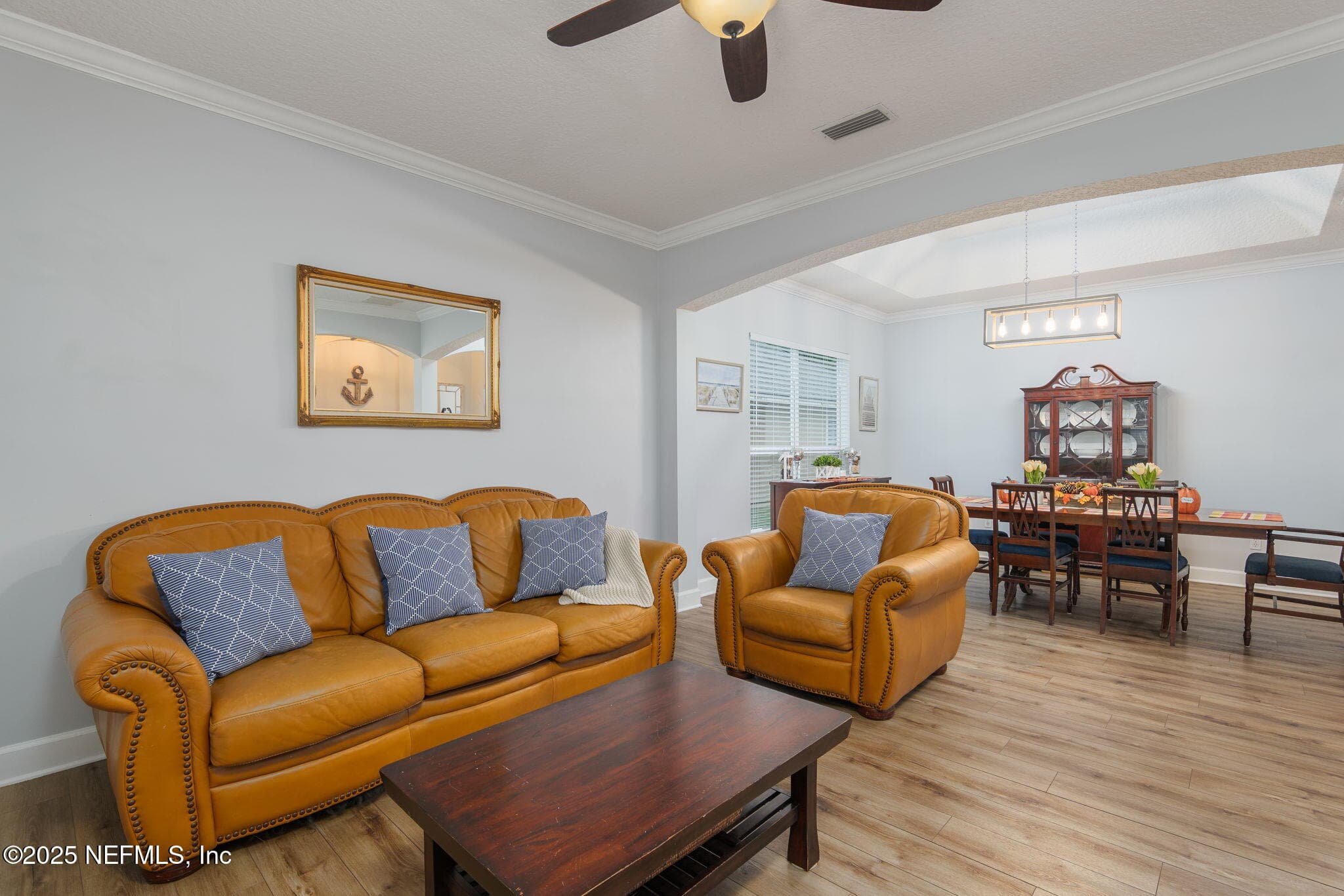 Living Room and Dining Room — 85428 SAGAPONACK Drive, Fernandina Beach, FL 32034