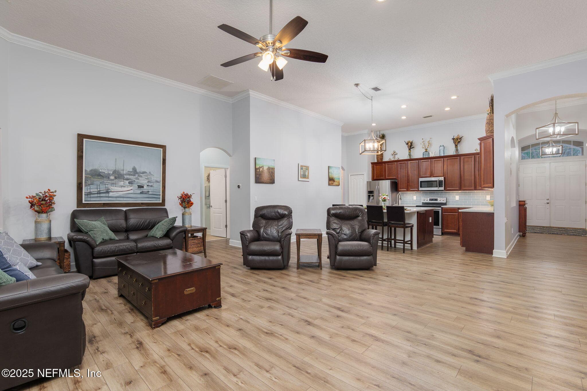 Family Room and Kitchen — 85428 SAGAPONACK Drive, Fernandina Beach, FL 32034