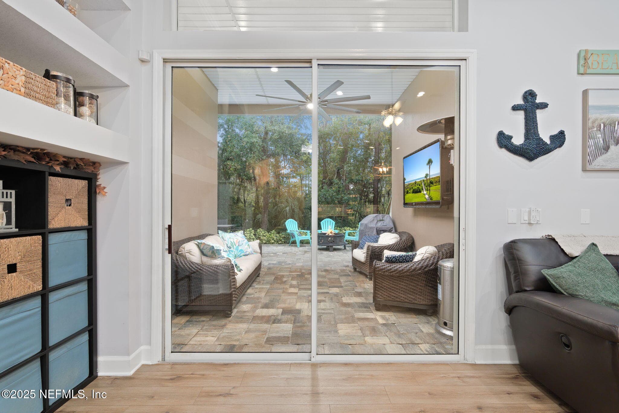 Patio from Family Room — 85428 SAGAPONACK Drive, Fernandina Beach, FL 32034