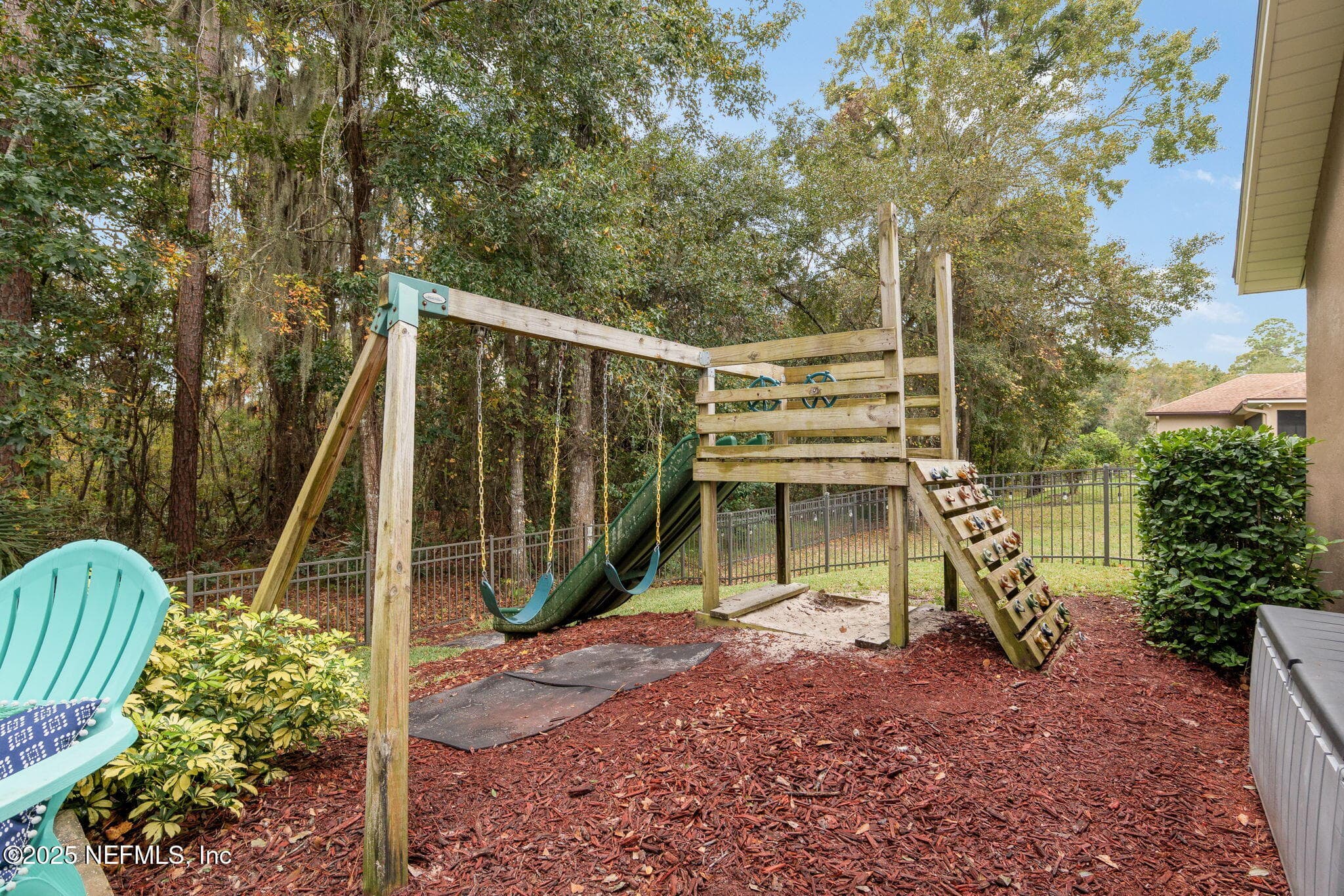 Backyard - Playset has been removed and new sod has been installed. — 85428 SAGAPONACK Drive, Fernandina Beach, FL 32034