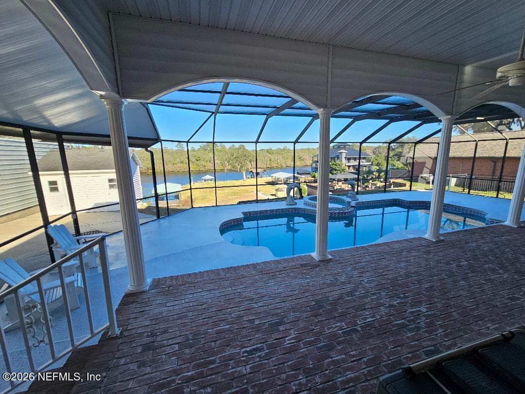 Access View Downstairs BR#5 Pool Bathroom — 435 LAKE ASBURY Drive, Green Cove Springs, FL 32043