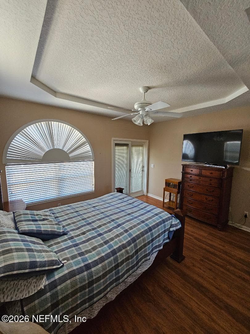 BR#4 Upstairs with view Black Creek and direct access to Hall Jack and Jill bath — 435 LAKE ASBURY Drive, Green Cove Springs, FL 32043