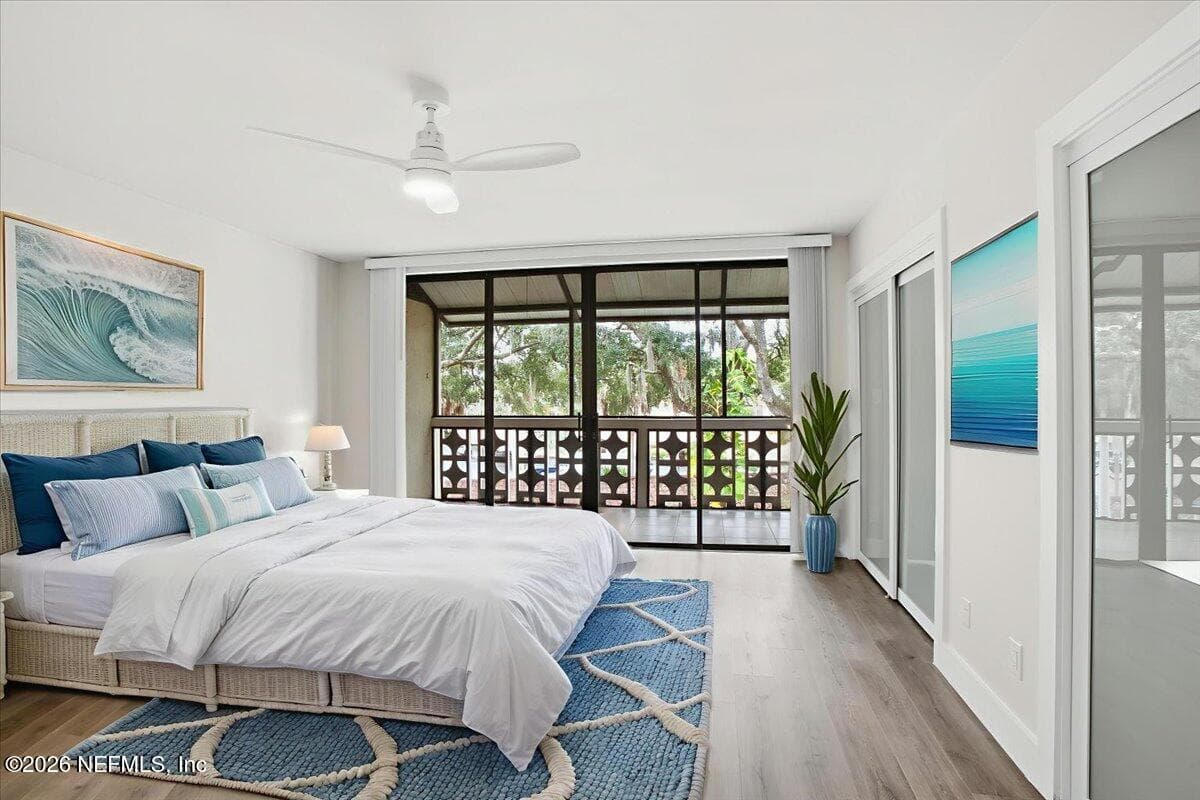 Staged Bedroom. — 1810 SEVILLA Boulevard 310, Atlantic Beach, FL 32233