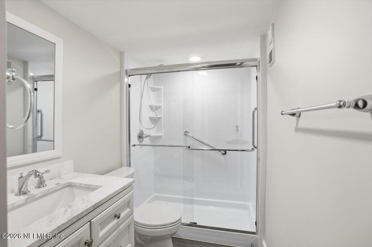 Updated bathroom. — 1810 SEVILLA Boulevard 310, Atlantic Beach, FL 32233