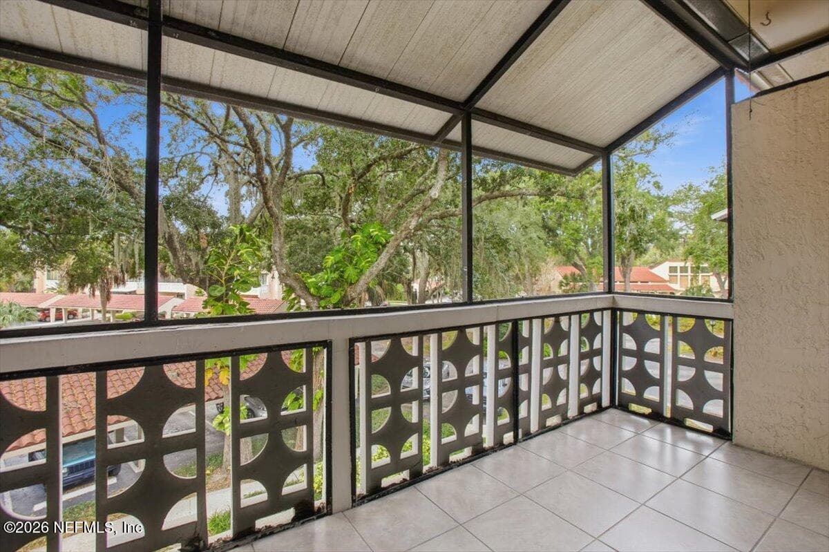 View of the pool. — 1810 SEVILLA Boulevard 310, Atlantic Beach, FL 32233
