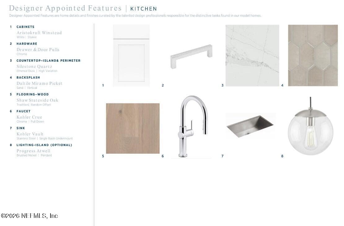 Kitchen Slections — 155 STILLWATER Drive, Flagler Beach, FL 32136