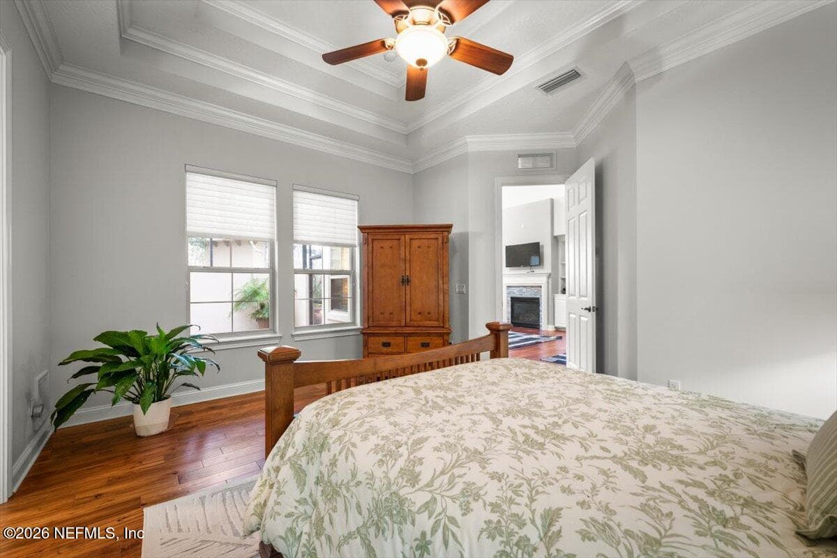 View from primary bedroom to relaxing lanai — 13353 PRINCESS KELLY Drive, Jacksonville, FL 32225
