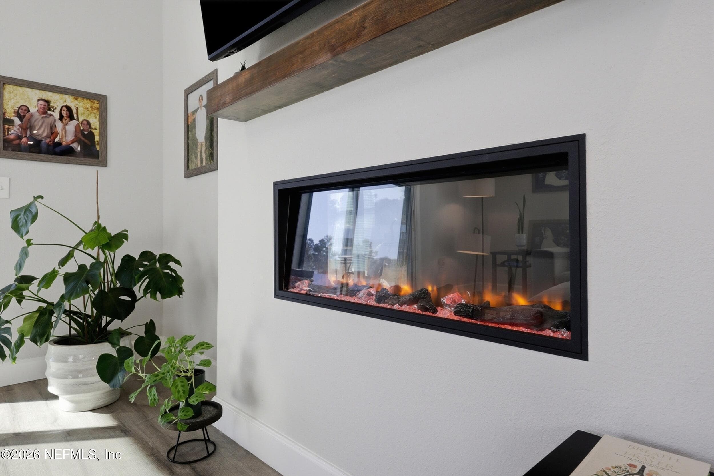 Electric fireplace — 95252 TERRIS Way, Fernandina Beach, FL 32034