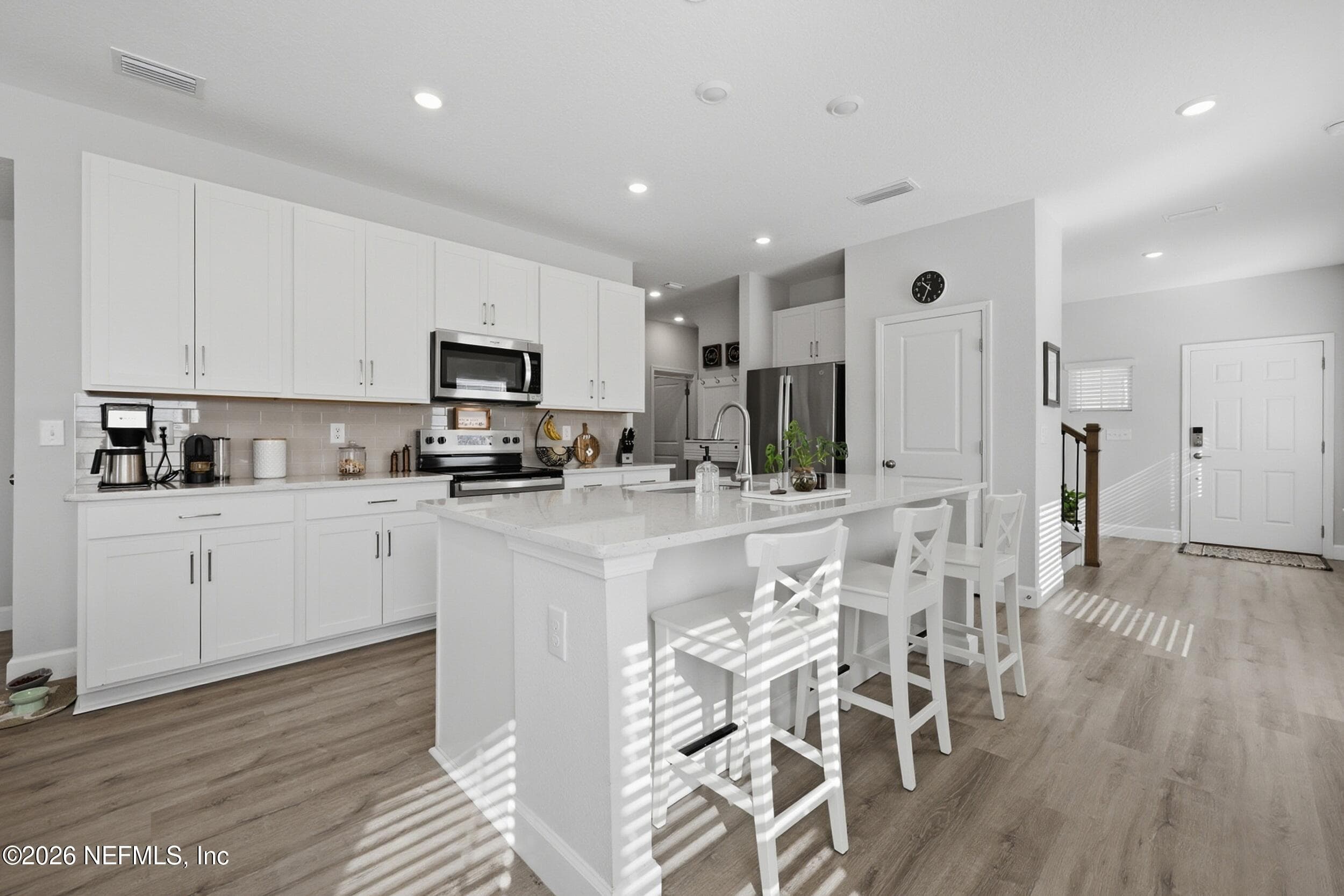 counter offers space for barstools for added seating — 95252 TERRIS Way, Fernandina Beach, FL 32034