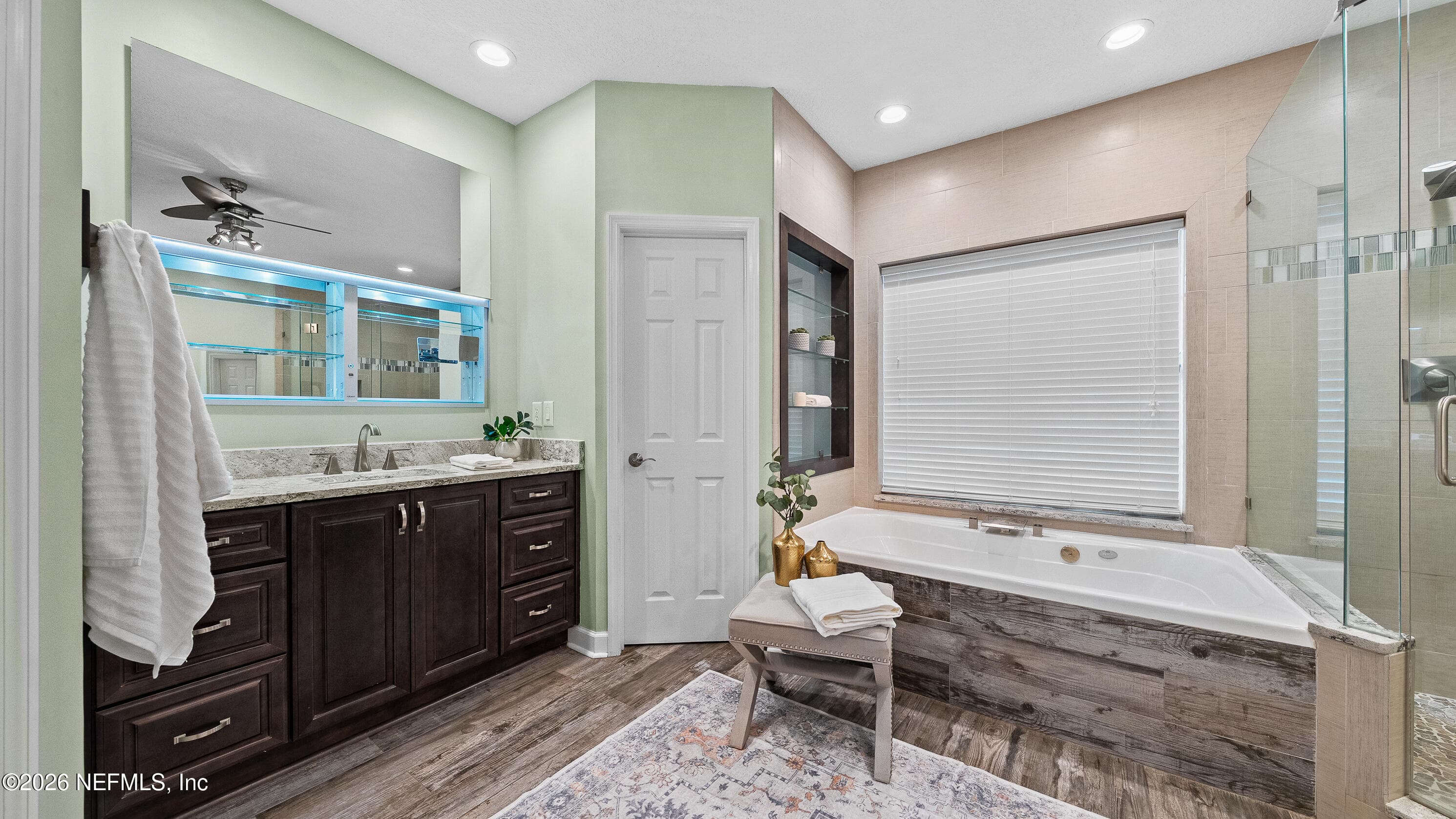 LED Mirror medicine cabinets w/smart LED Medicine Cabin & defogger — 13601 EMERALD COVE Court, Jacksonville, FL 32225