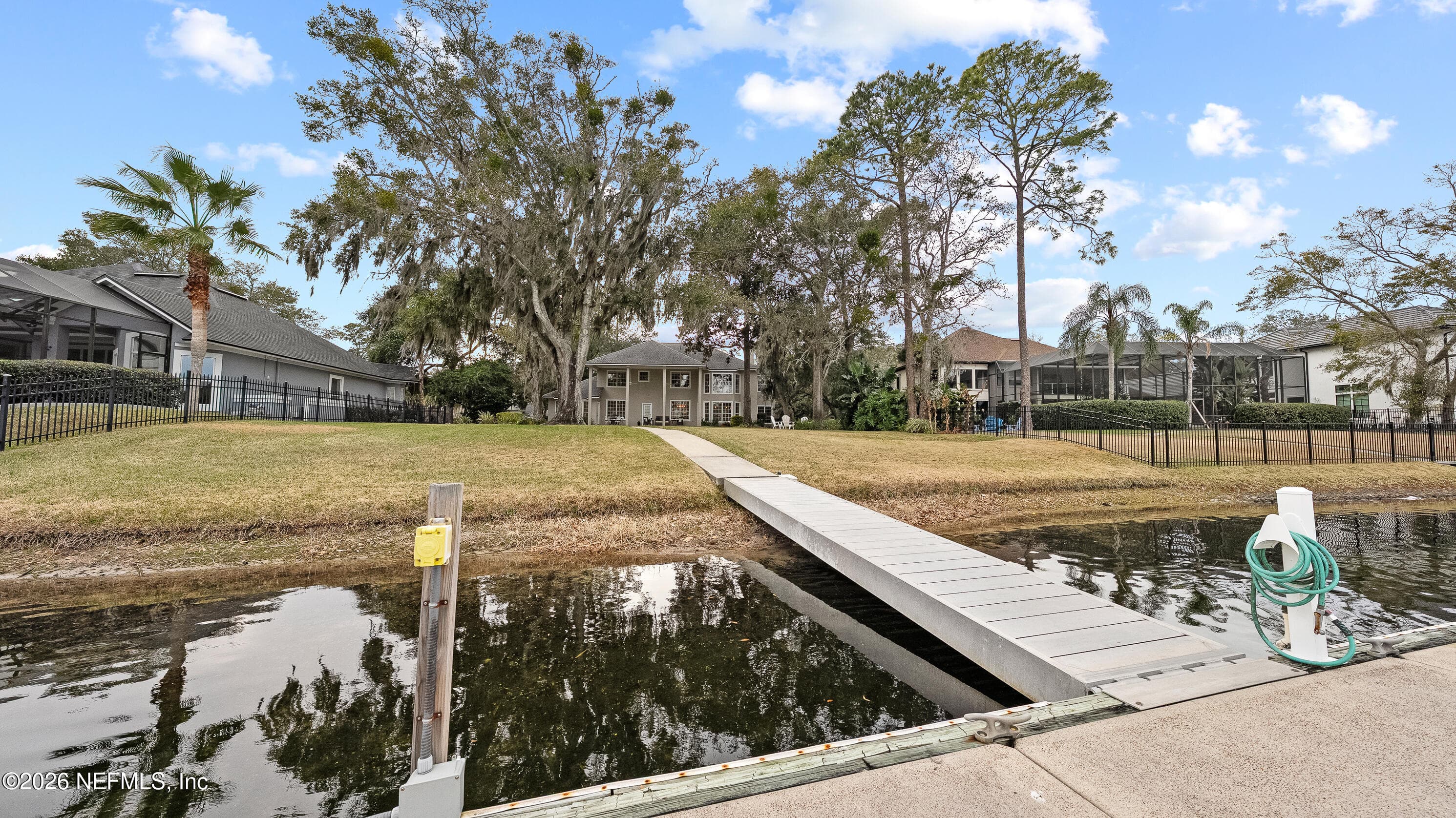 On the Dock looking back at the house! — 13601 EMERALD COVE Court, Jacksonville, FL 32225
