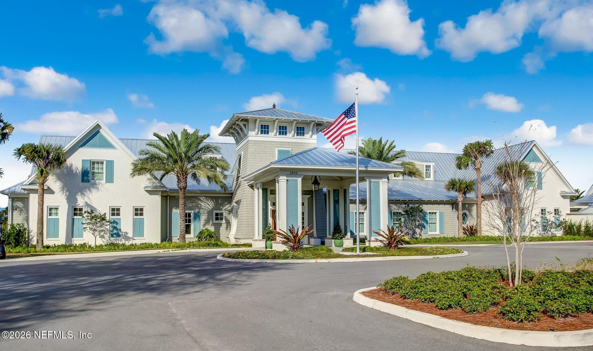 Clubhouse exterior within Atlantic Beach Country Club community. — 568 TIMBER BRIDGE Lane, Atlantic Beach, FL 32233