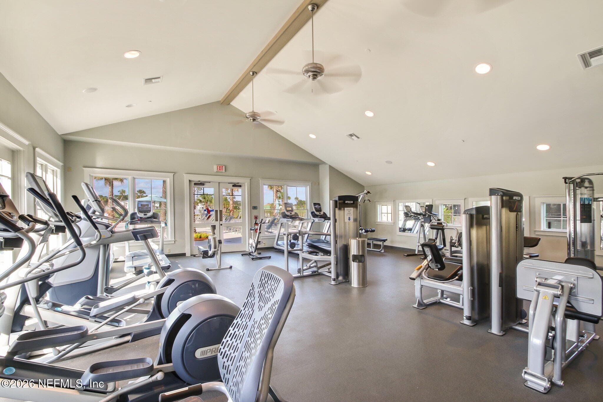 Club fitness center with cardio equipment and open layout. — 568 TIMBER BRIDGE Lane, Atlantic Beach, FL 32233