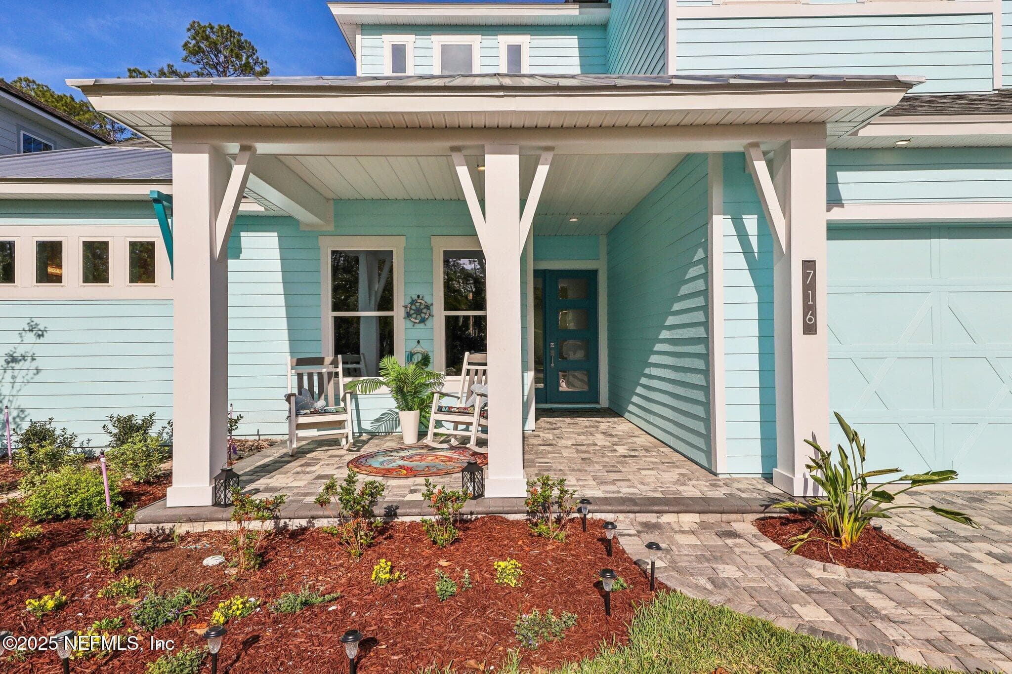 Covered front Porch — 716 PALM CREST Drive, Ponte Vedra, FL 32081